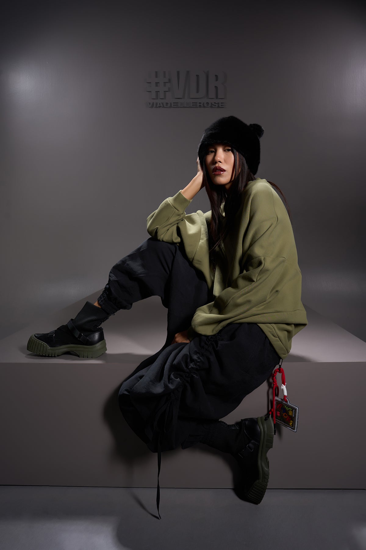 Olive Sw-shirt 16127