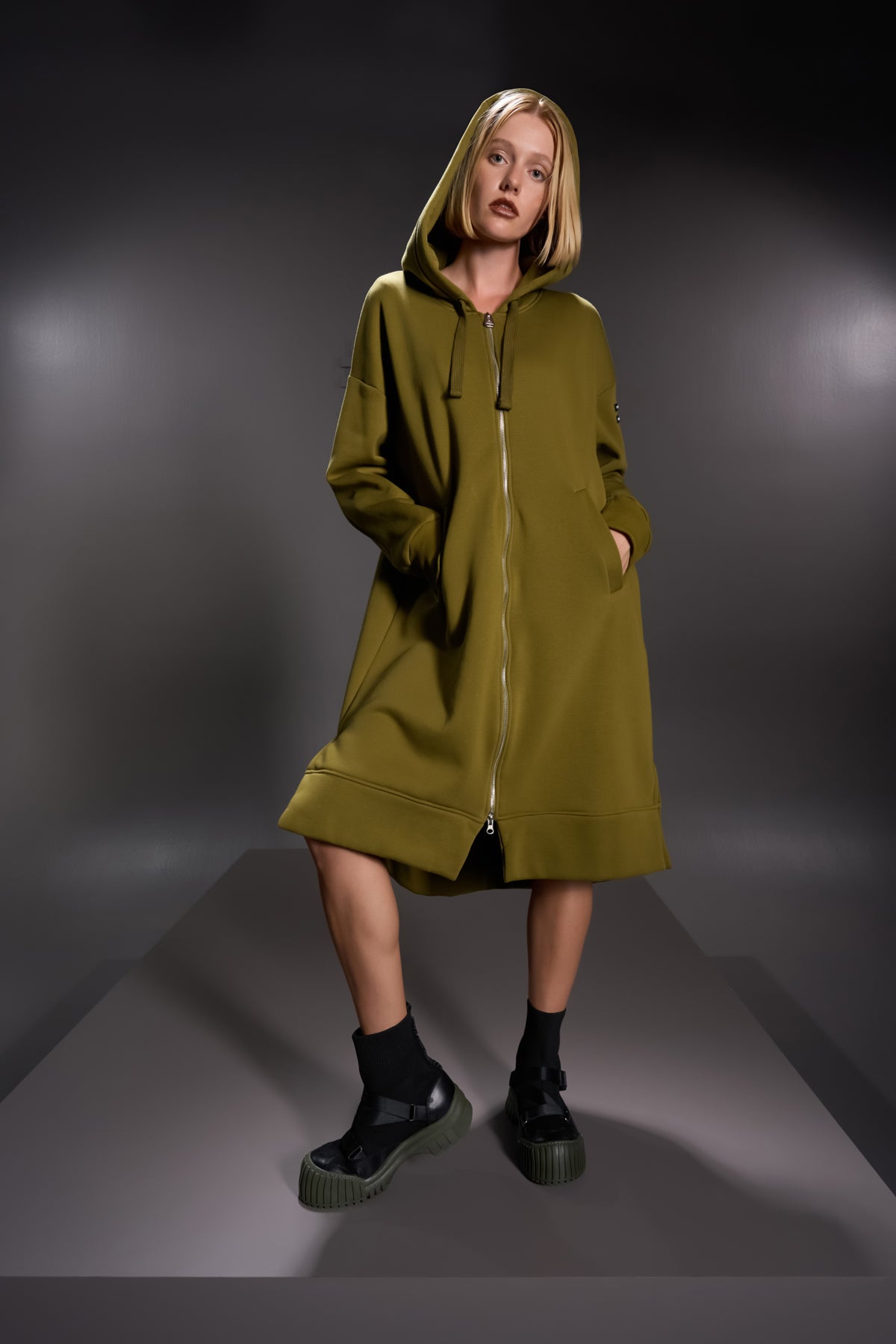 Olive Cardigan 16138