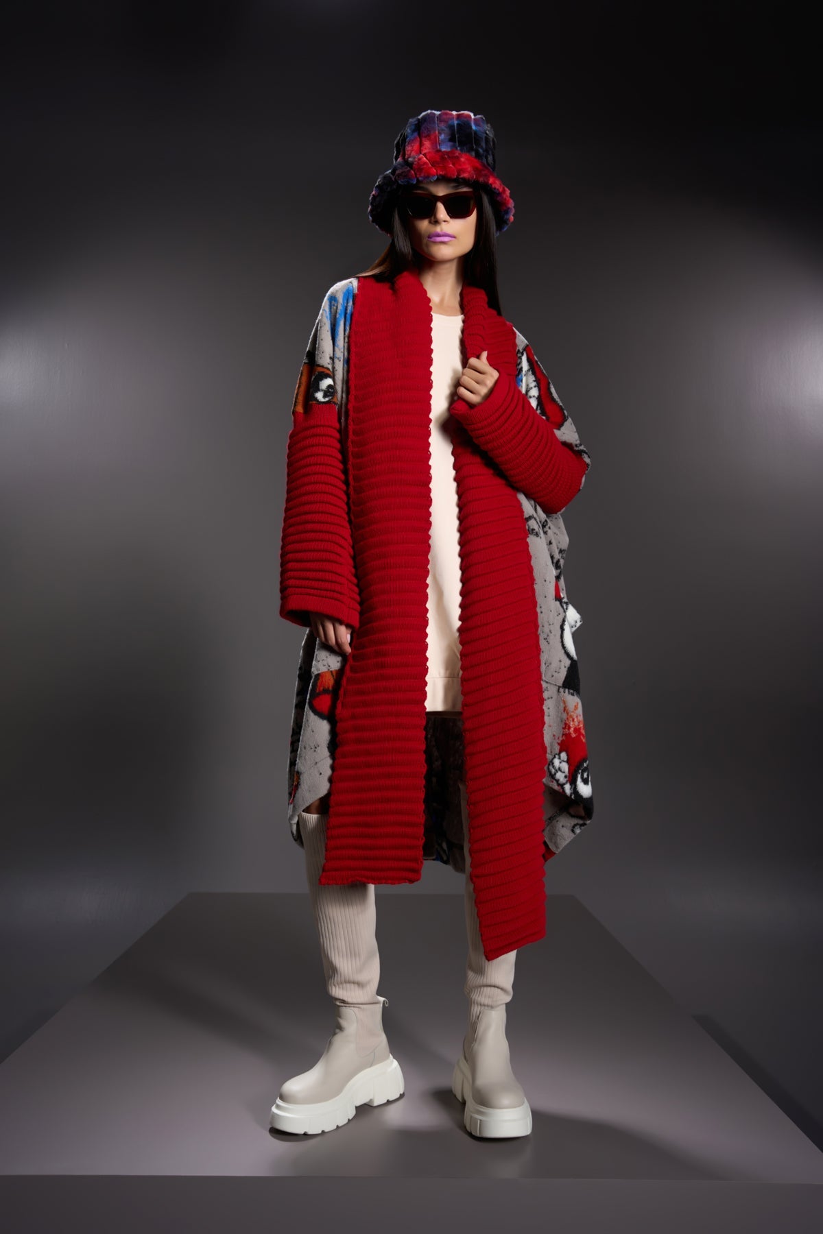 Multi Color Cardigan 16308