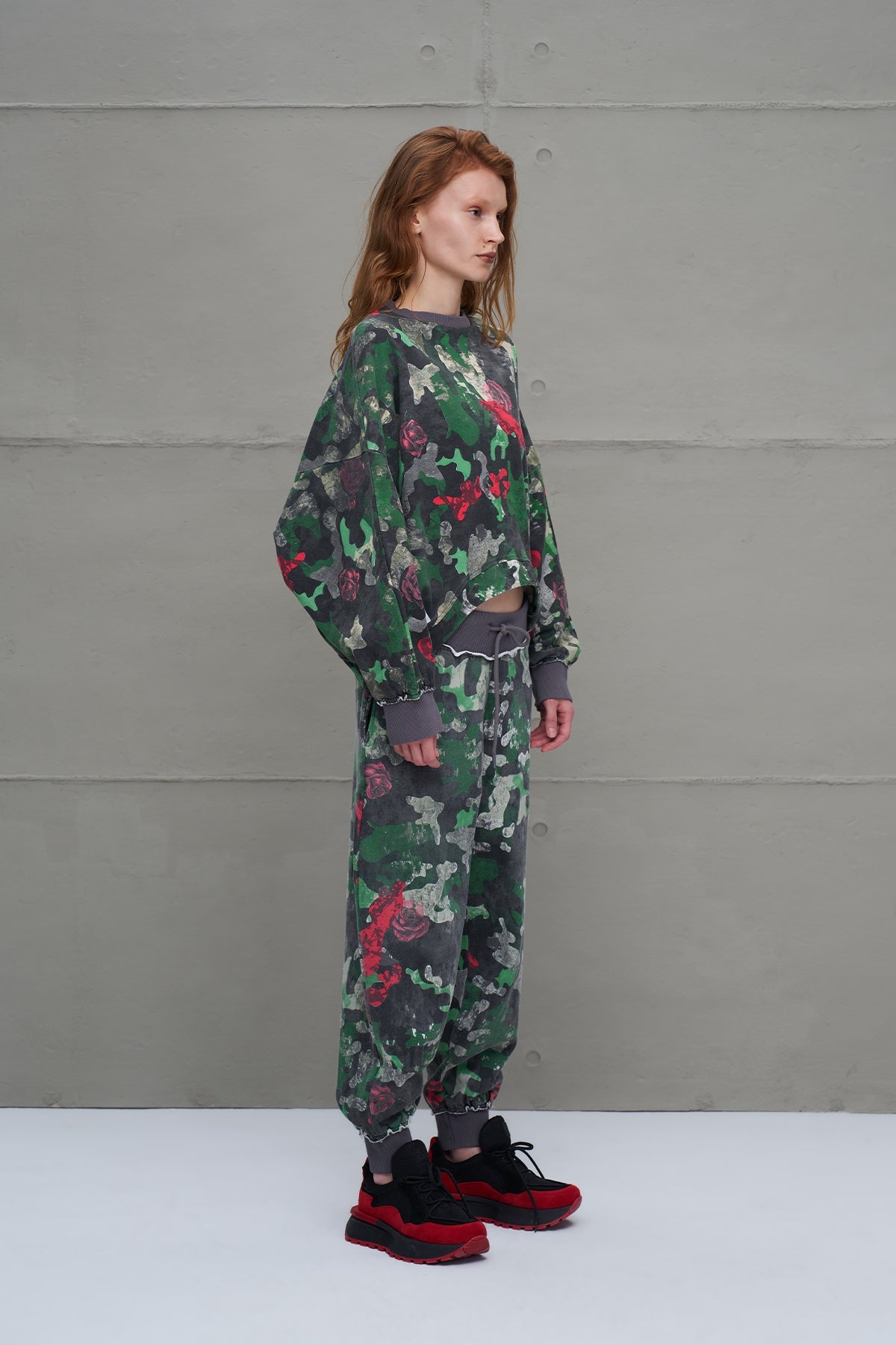 Camo Camouflage Print Oversized Sweatshirt 18024