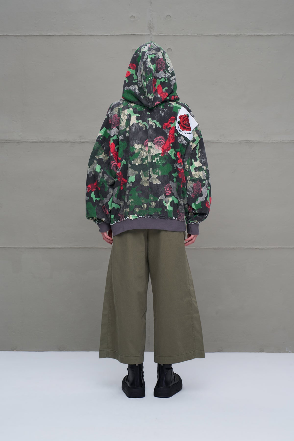 Camo Camouflage Print Oversized Sweatshirt 18025