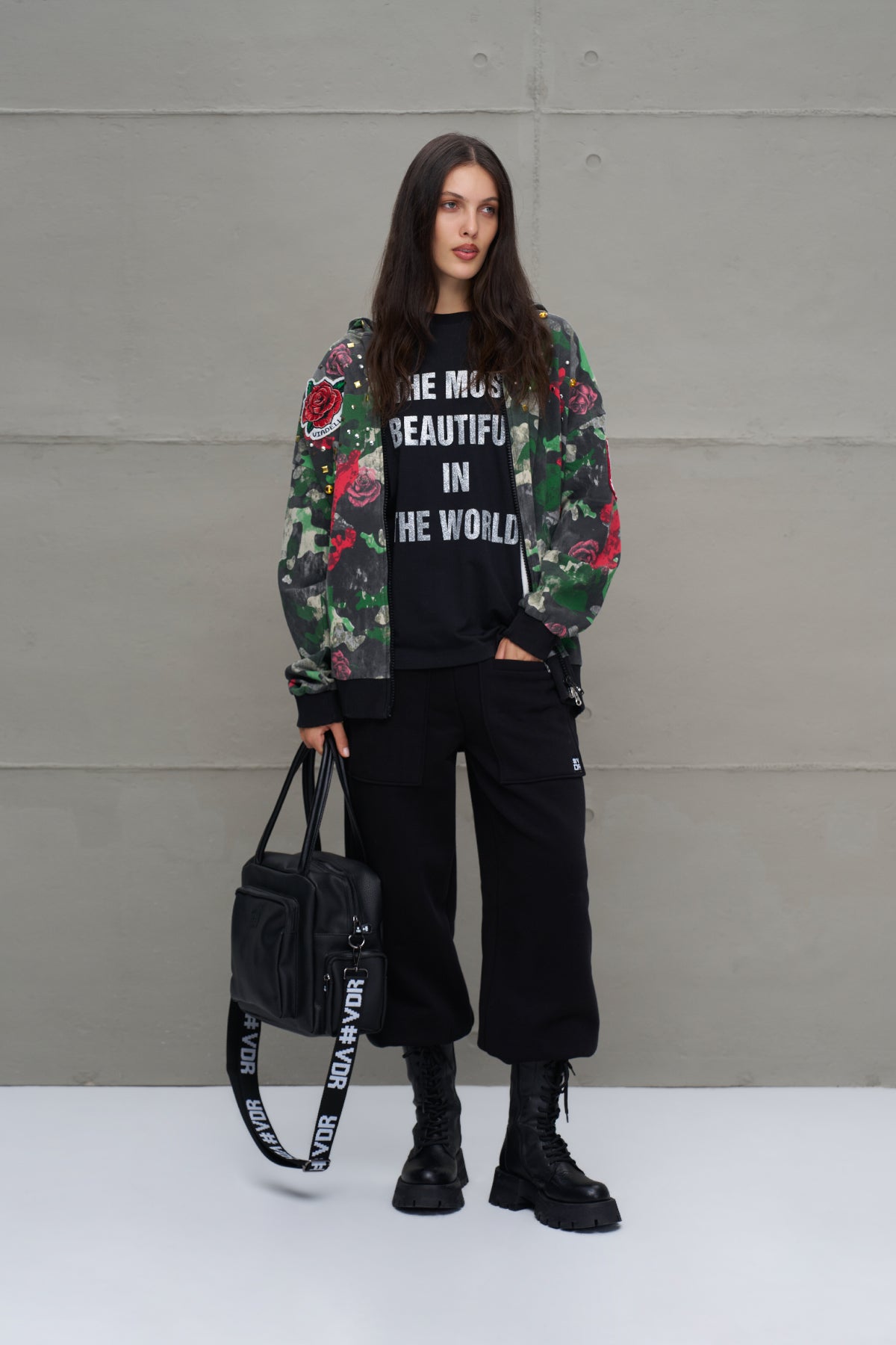 Camo Camouflage Print Oversized Sweatshirt 18026