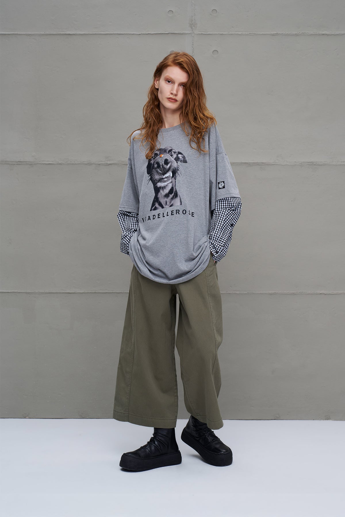 Anthracite Melange Oversized T-shirt 18033