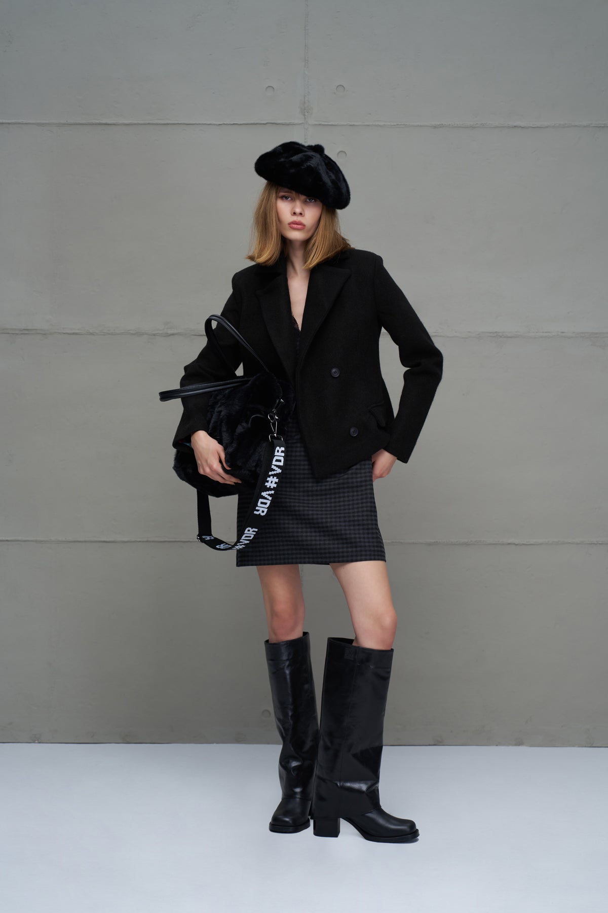 Black Buttoned Jacket 18110