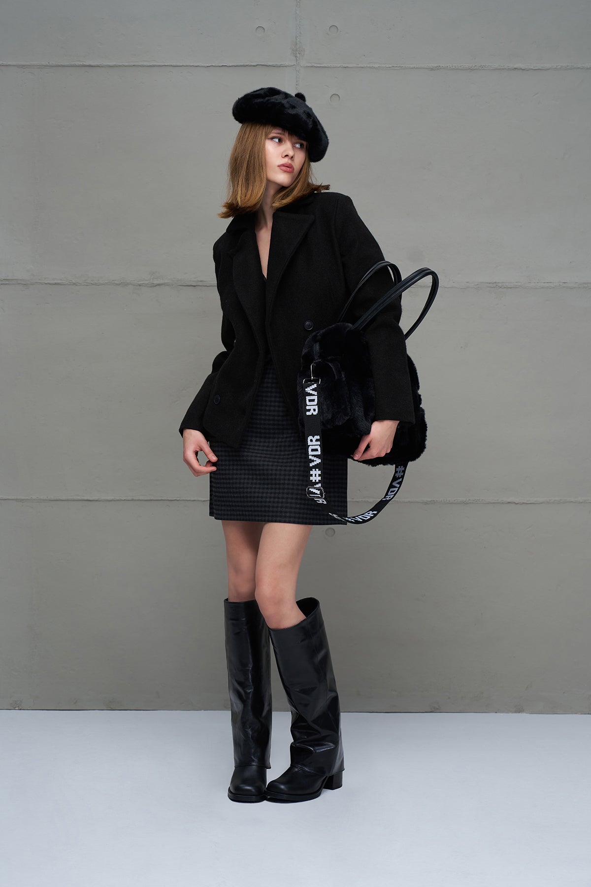 Black Buttoned Jacket 18110