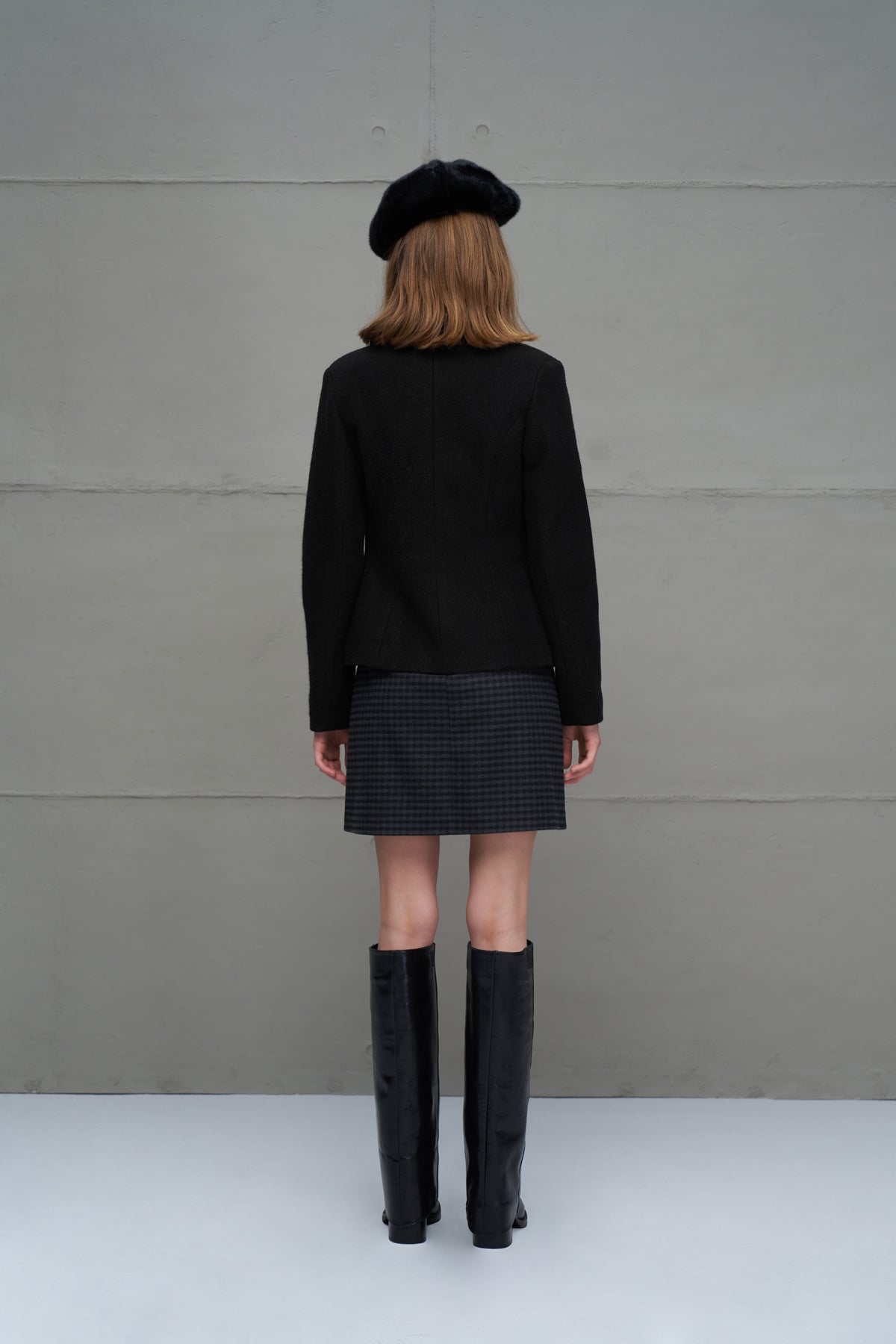 Black Buttoned Jacket 18110
