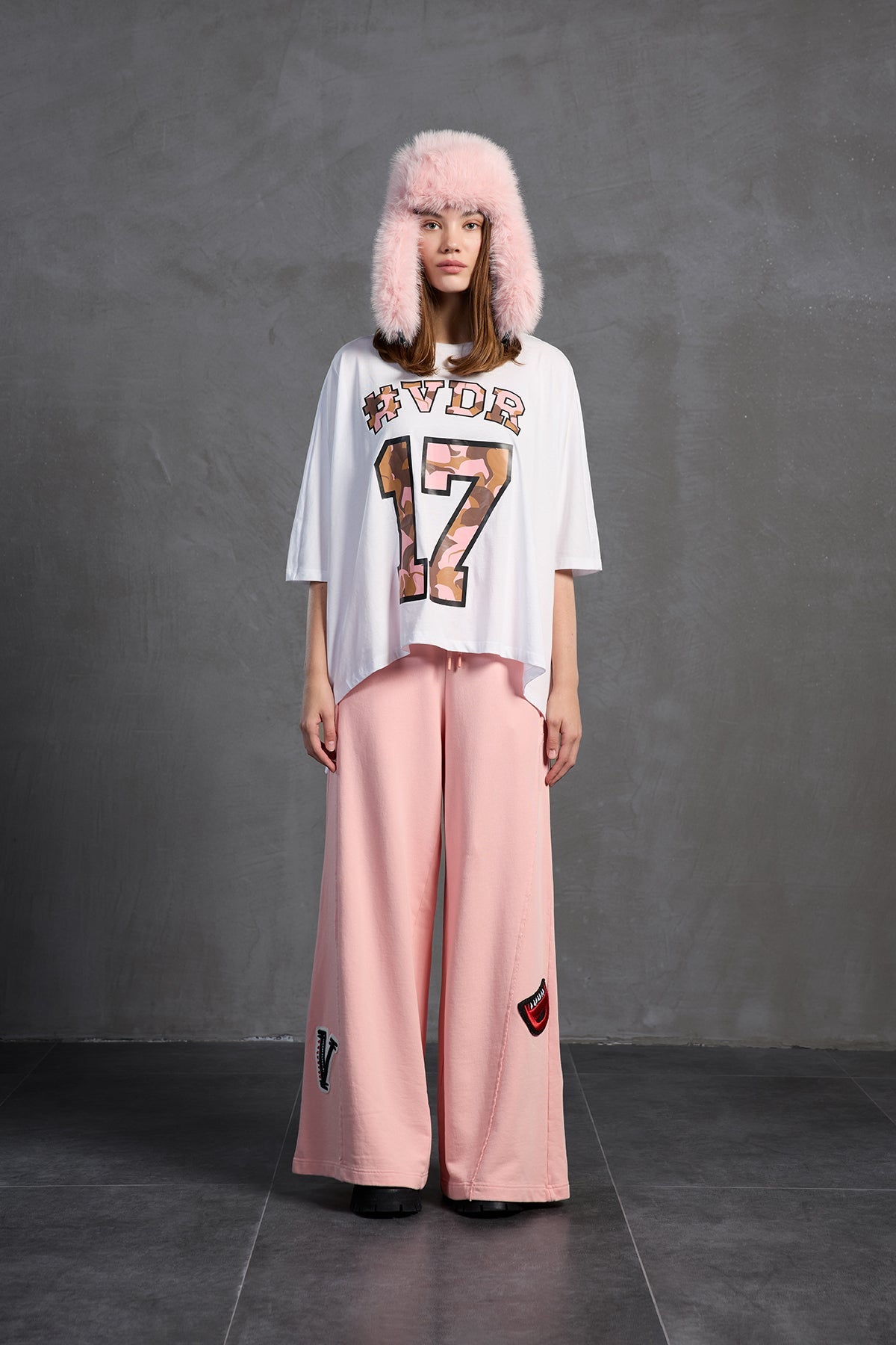 Pink Oversize Trousers 18158