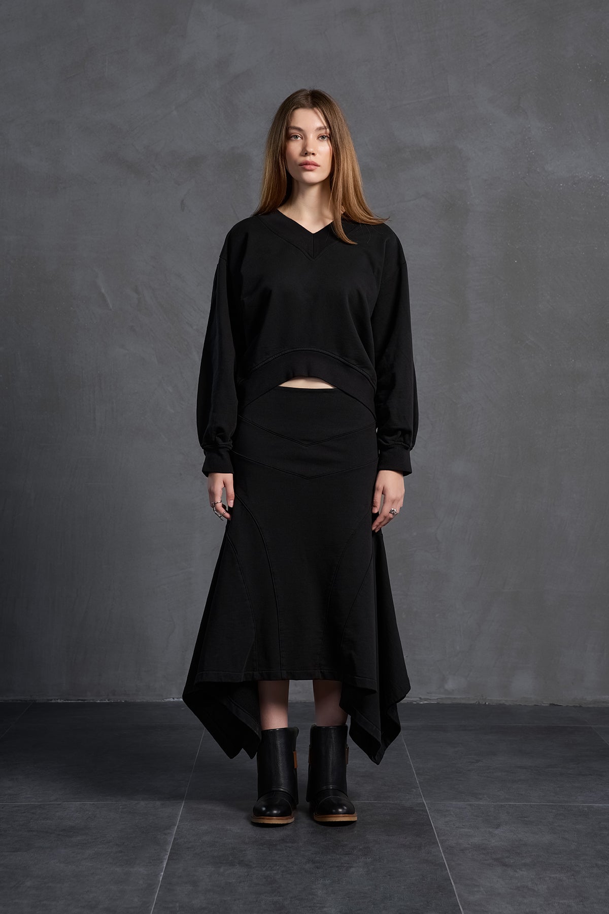 Black Oversize Sweatshirt 18159