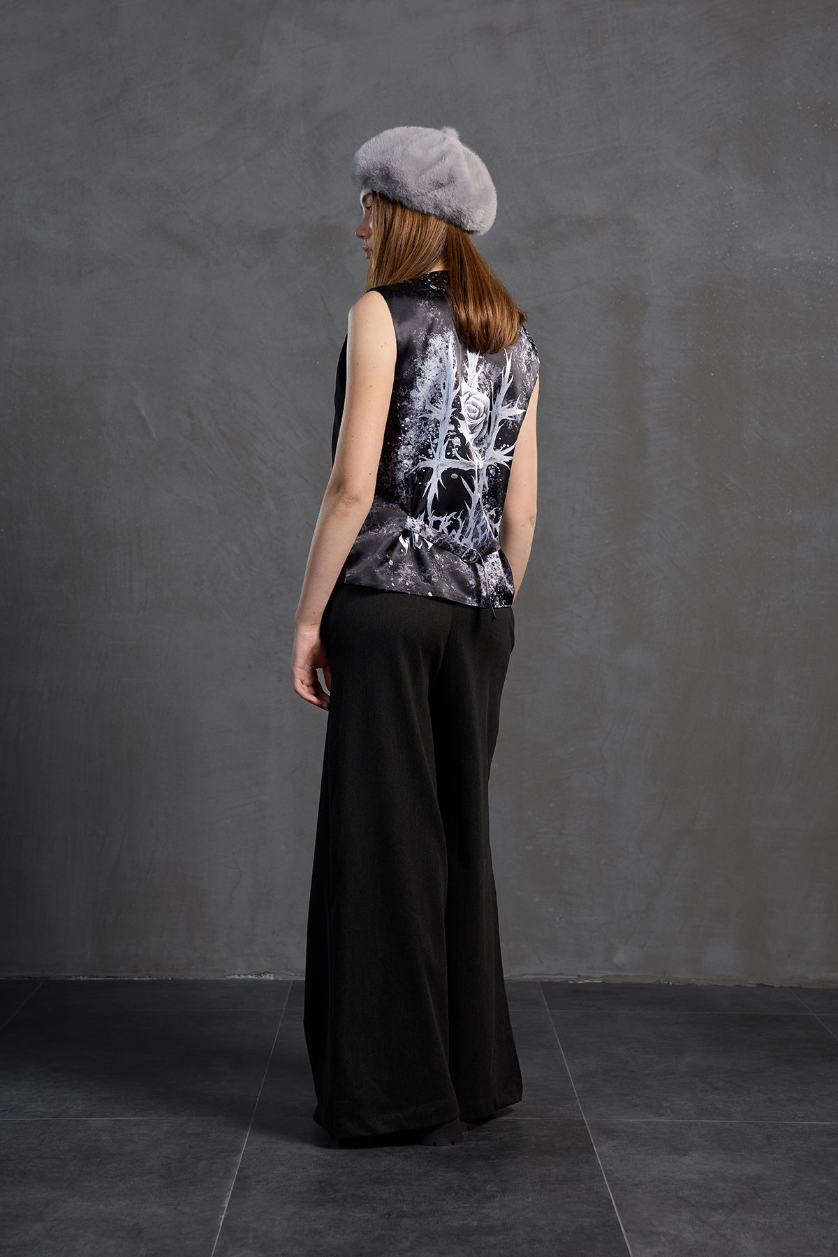 Black Wide Leg Trousers 18212