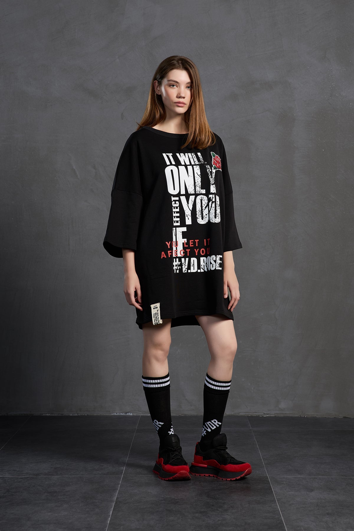 Black Oversize Sweatshirt 18215