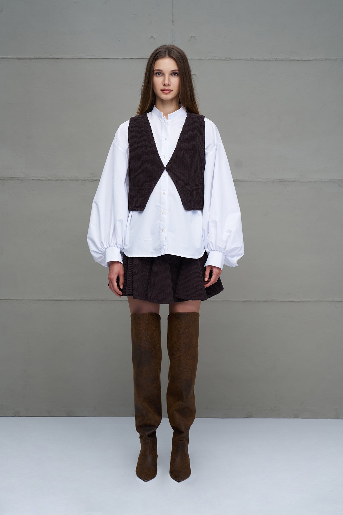 Brown Corduroy Vest 18266