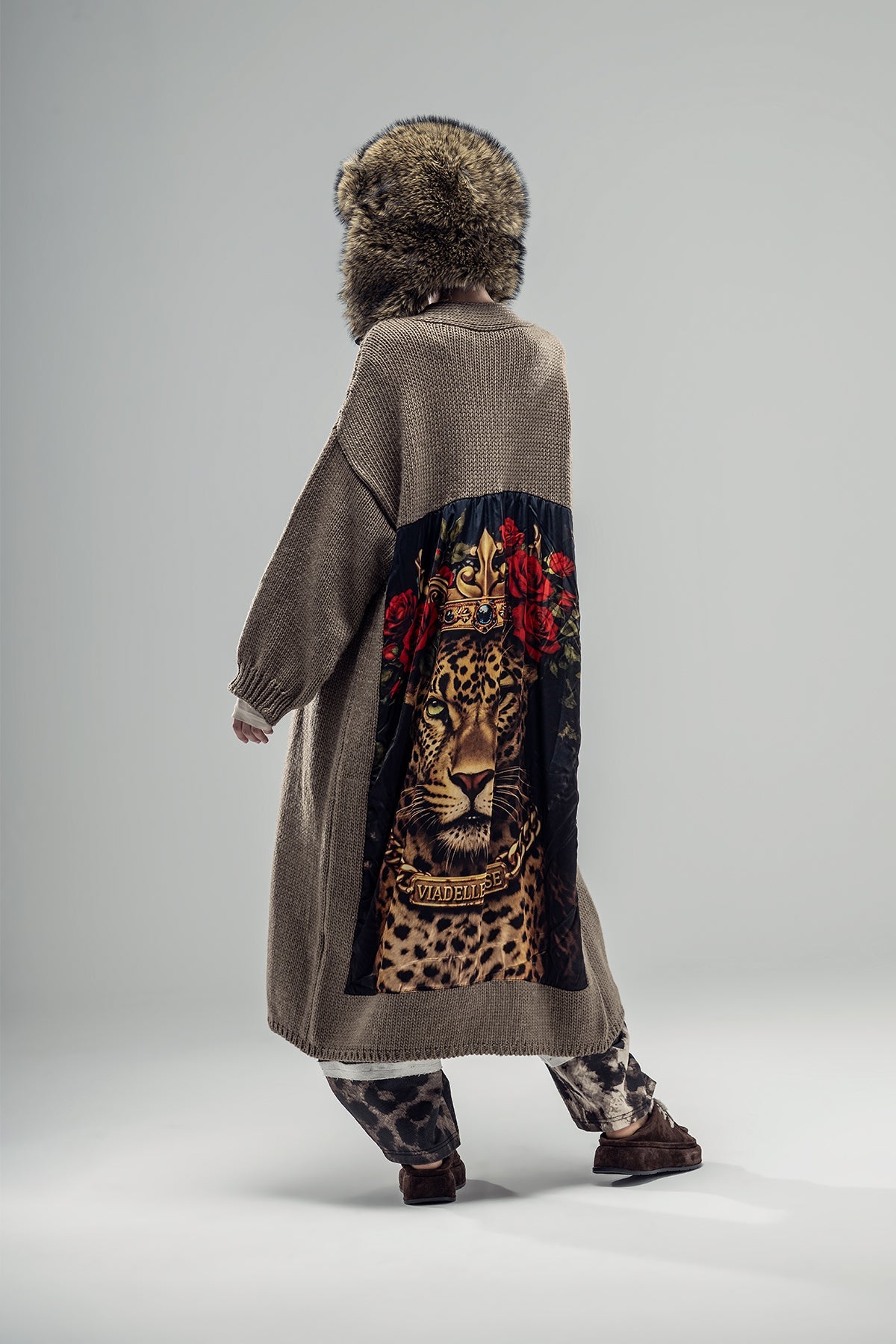 Light Brown Knit Cardigan 20020