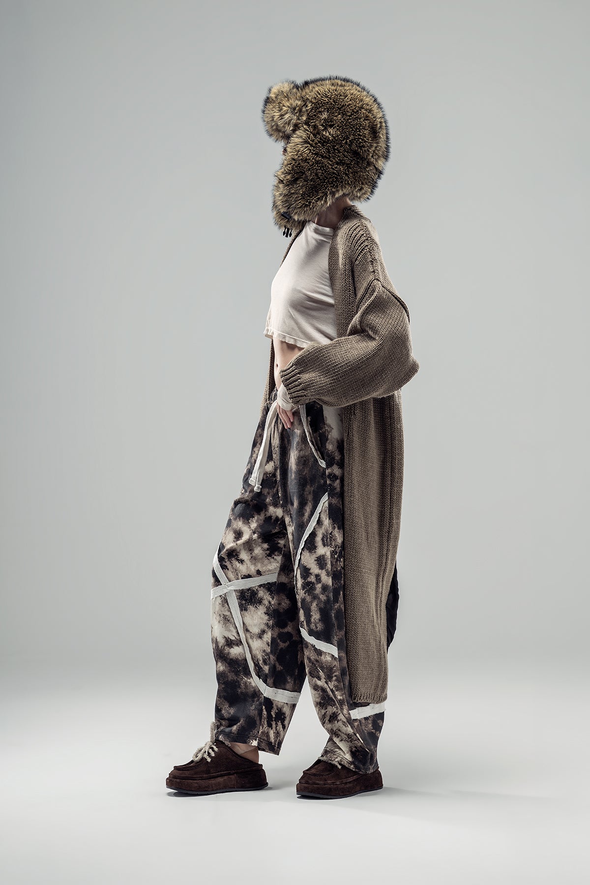 Light Brown Knit Cardigan 20020
