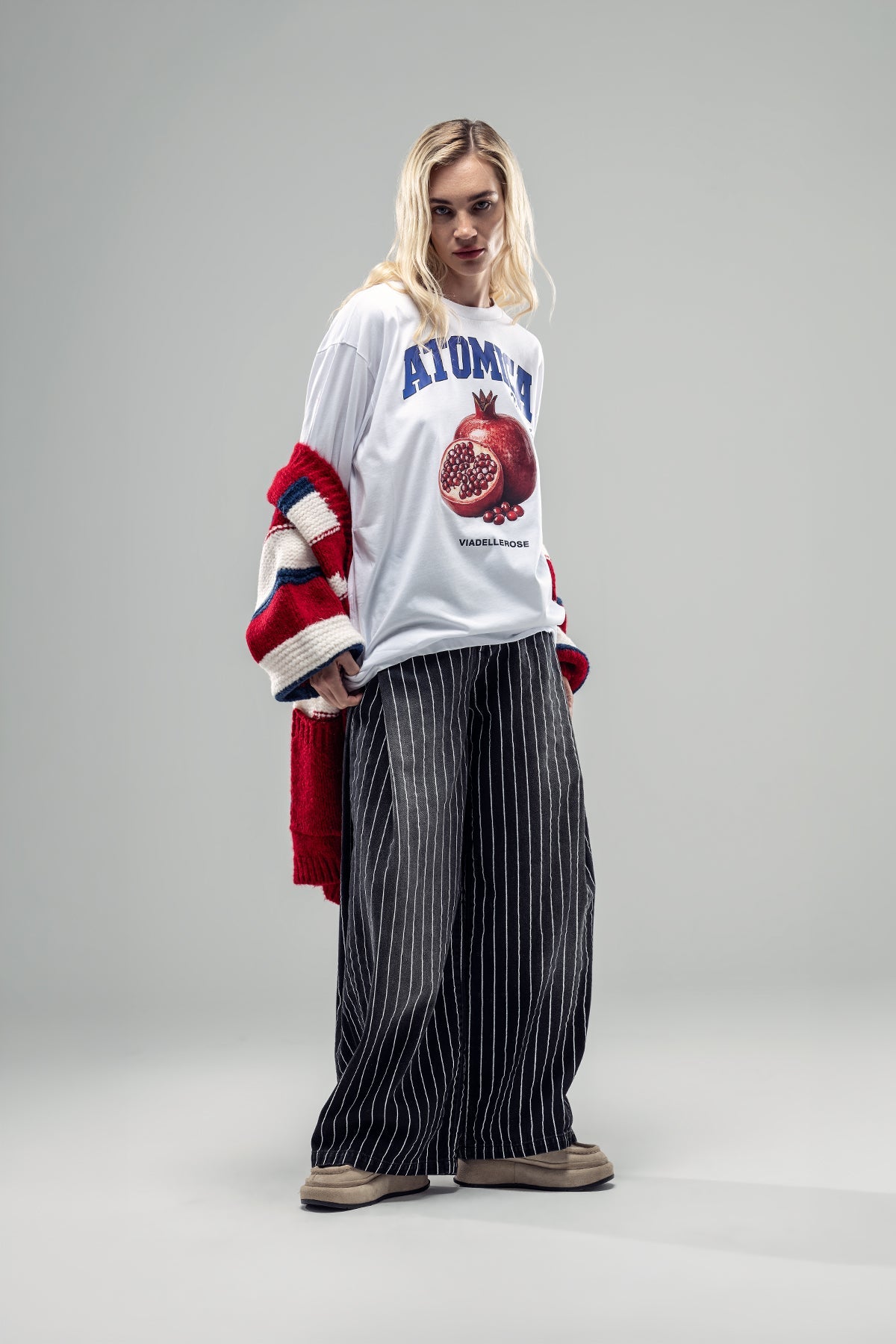 Black White Trousers 20044