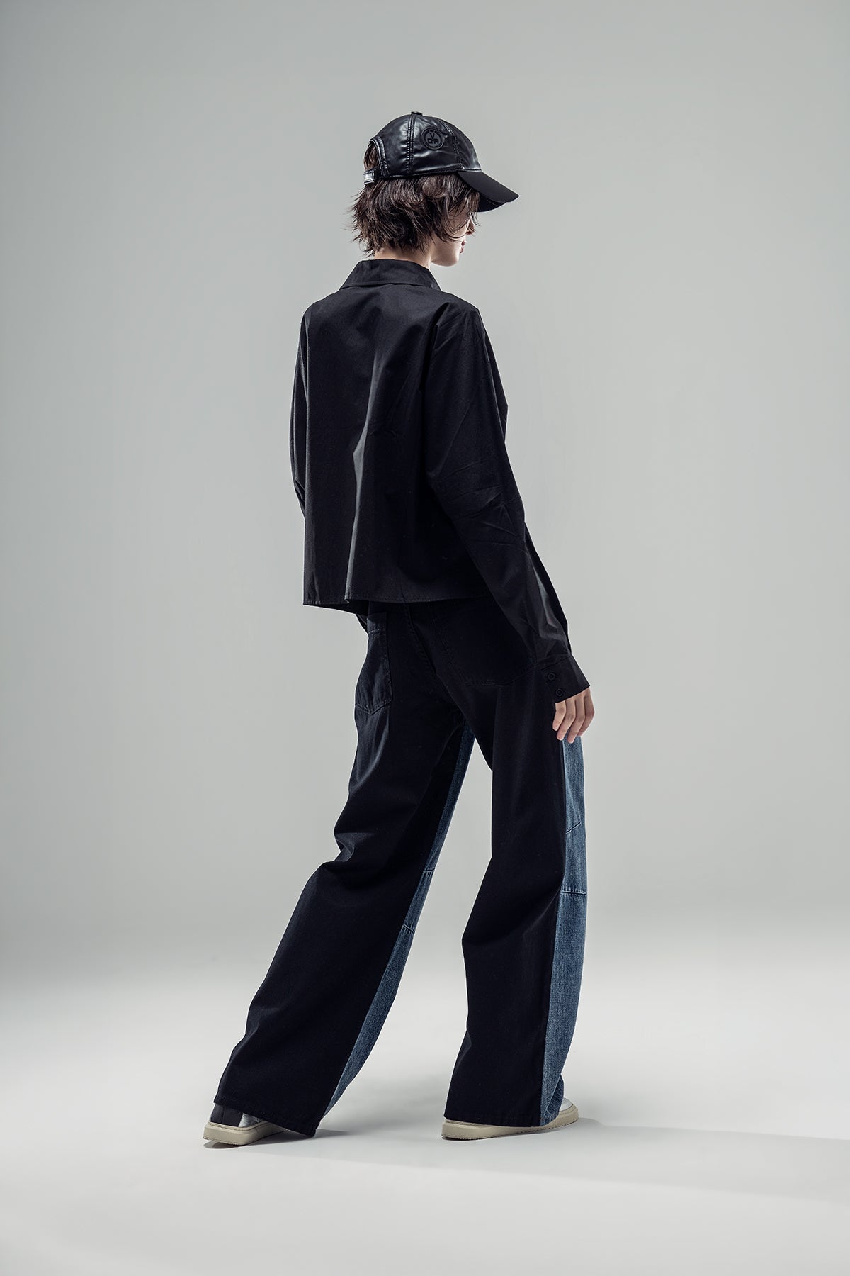 Blue Black Trousers 20056