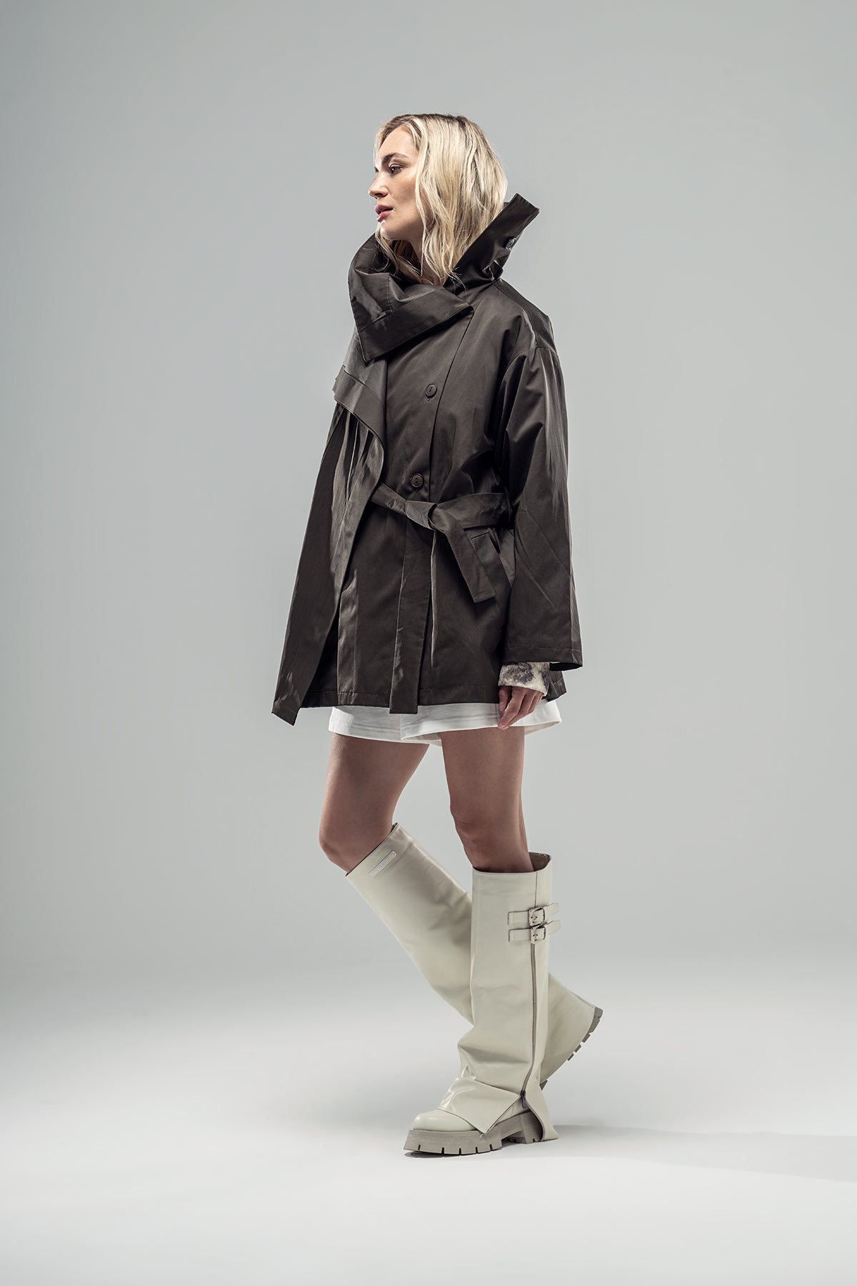 Khaki Trench Coat 20325