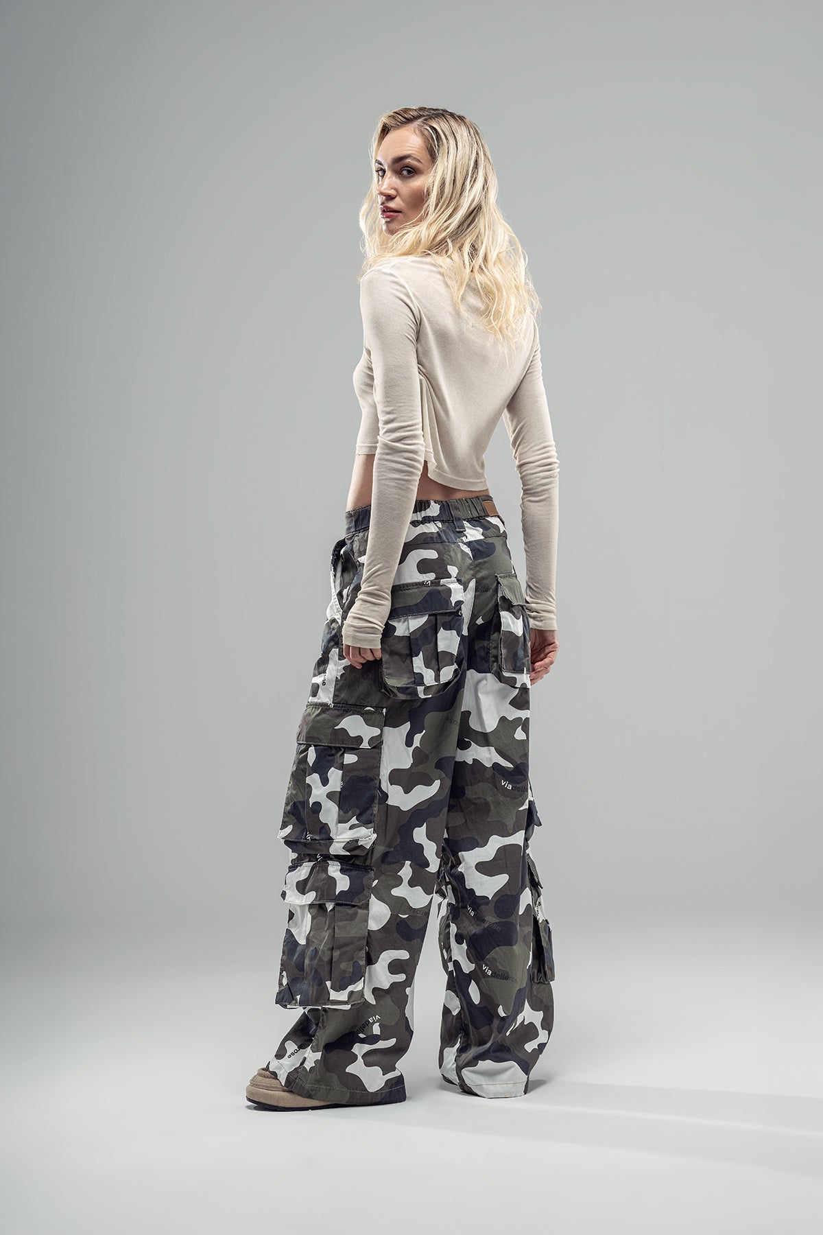 Khaki Camo Trousers 20341