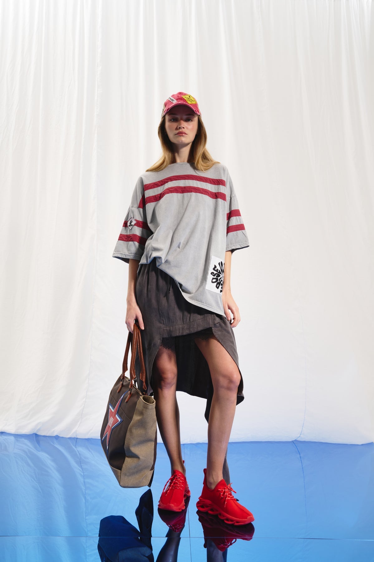 Brown Canvas Shopper Bag Winy