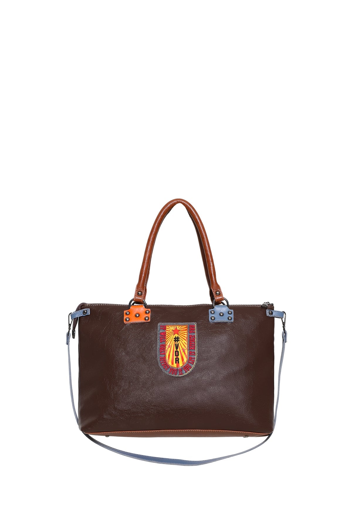 Multicolor Faux Leather Bag Woodstock