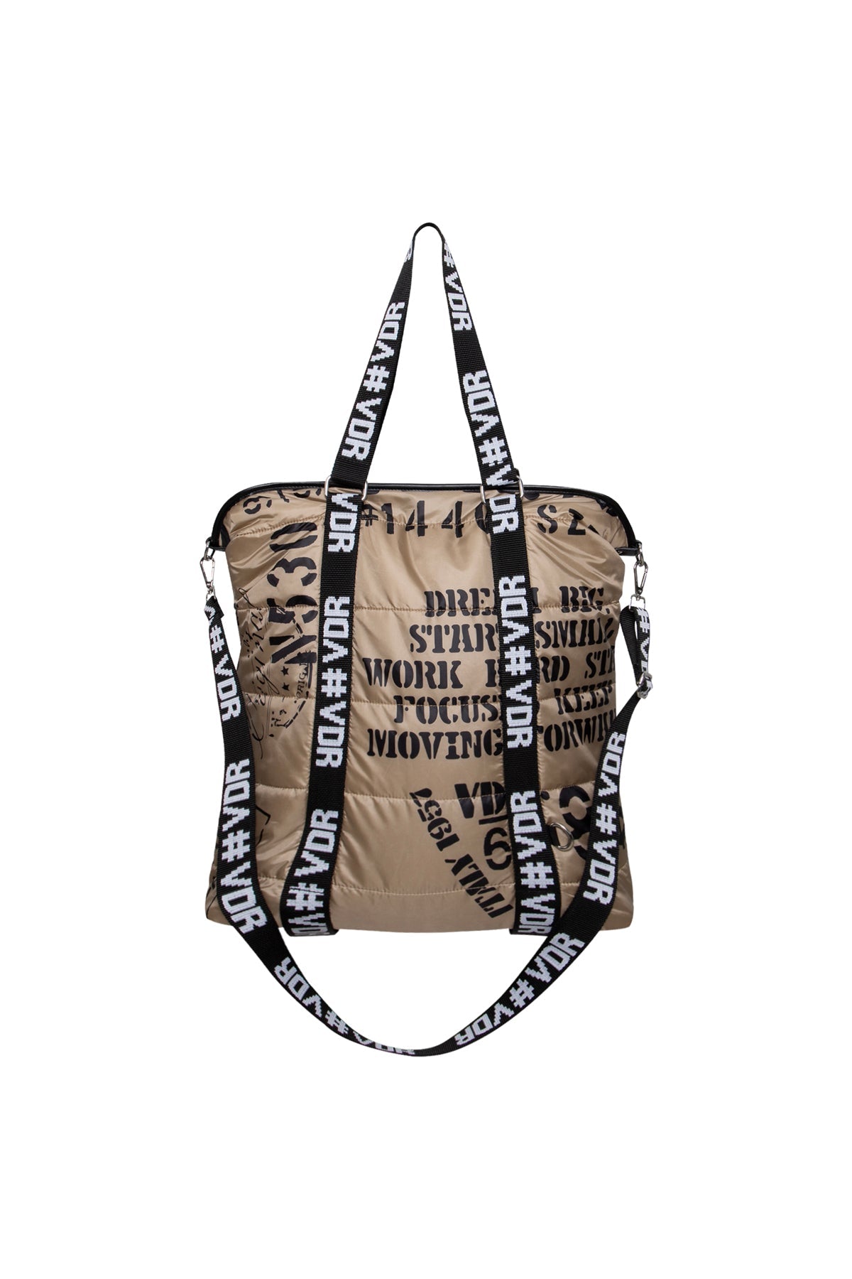 Beige Quilted Shoulder Bag Batman10