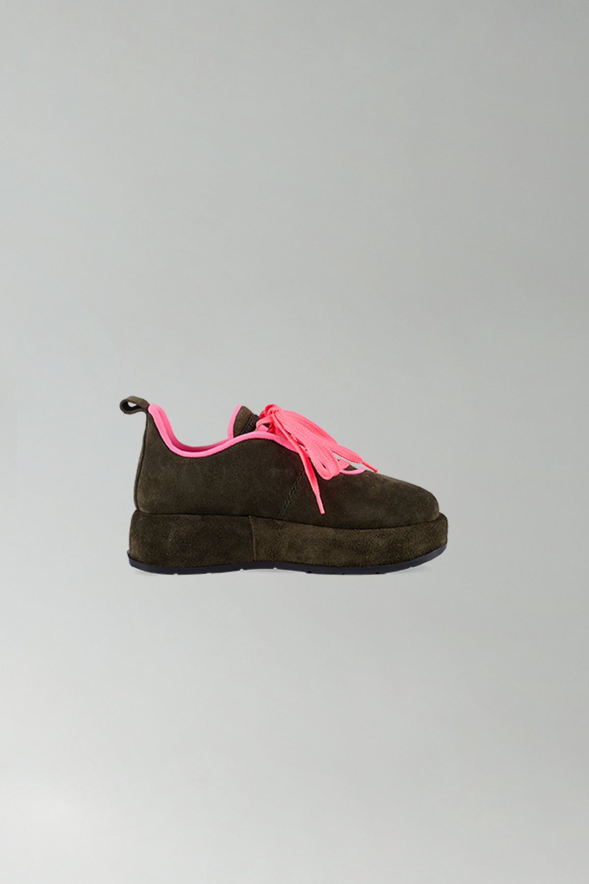 Khaki Pink Shoes Poffy