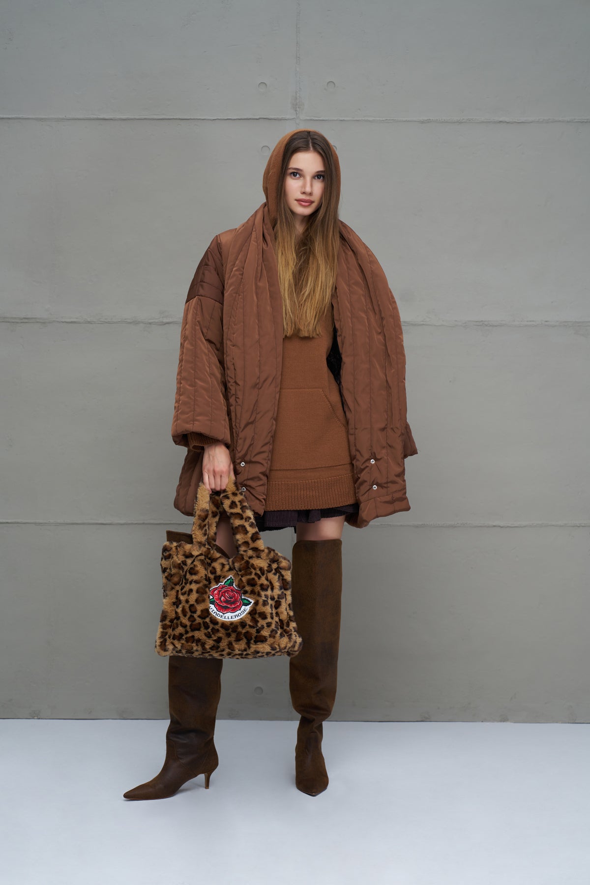 Leo Faux Fur Bag Pokerol