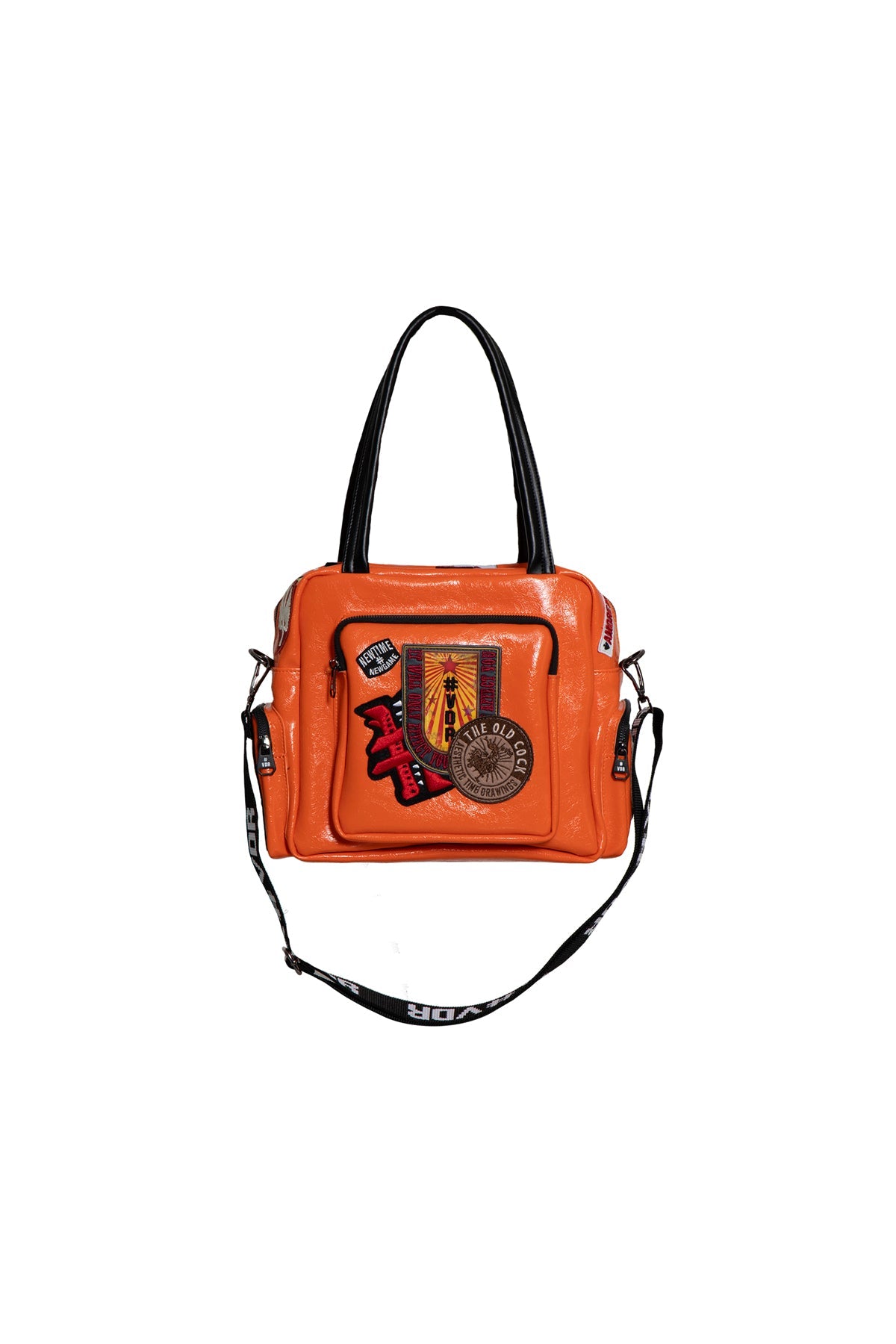 Orange Faux Leather Bag Porto21