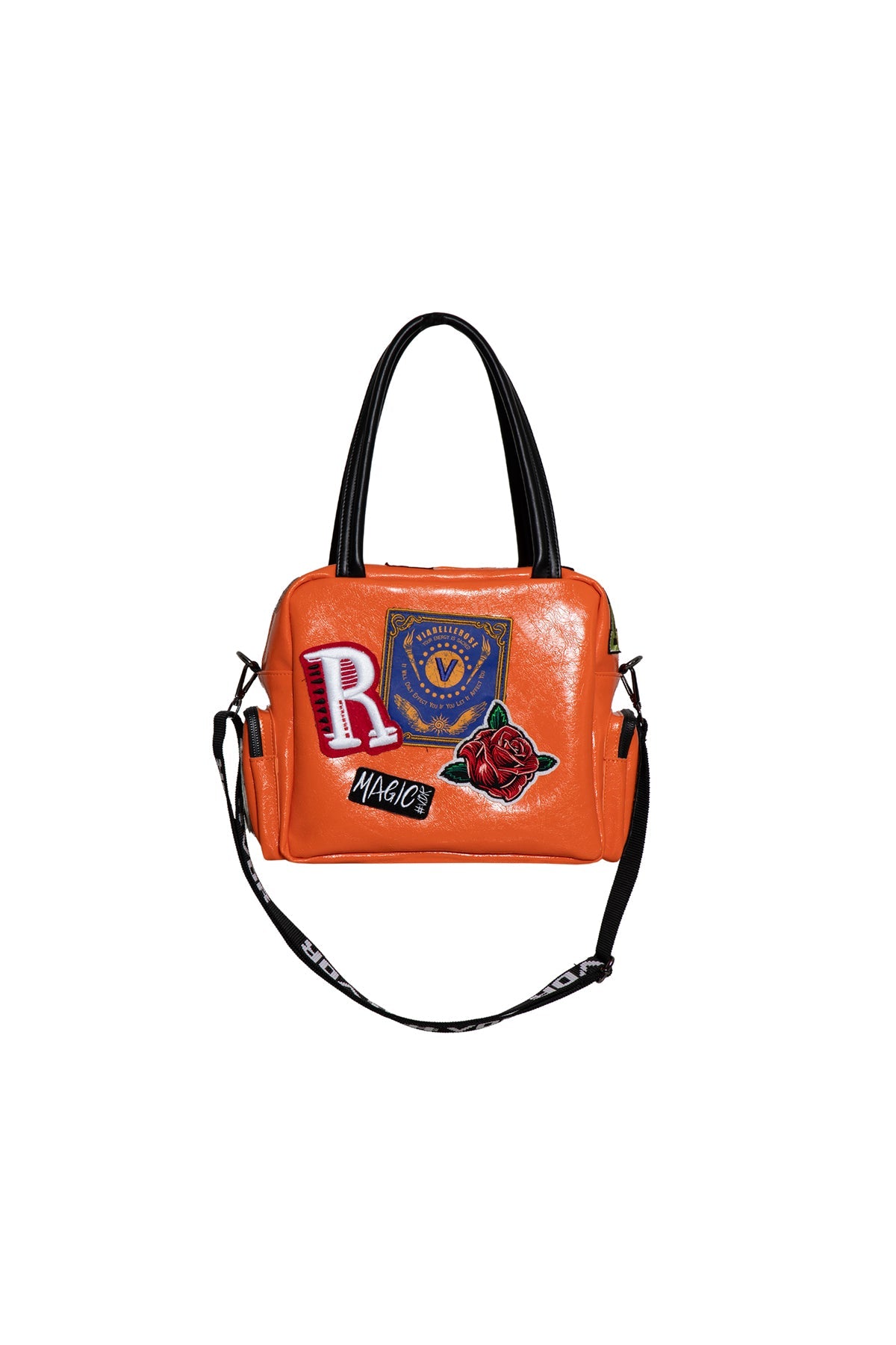 Orange Faux Leather Bag Porto21