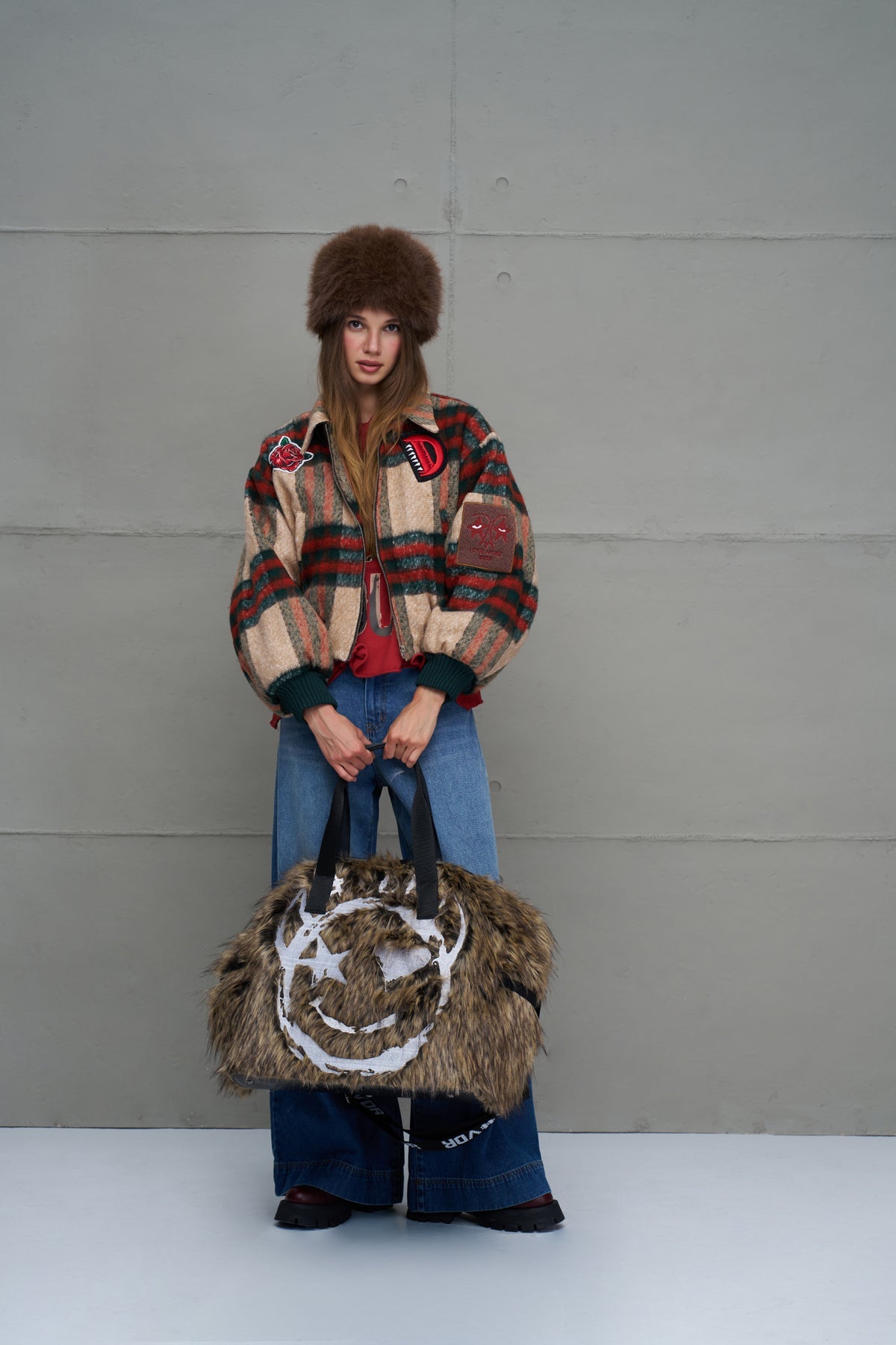 Mink Faux Fur Bag Rambo2