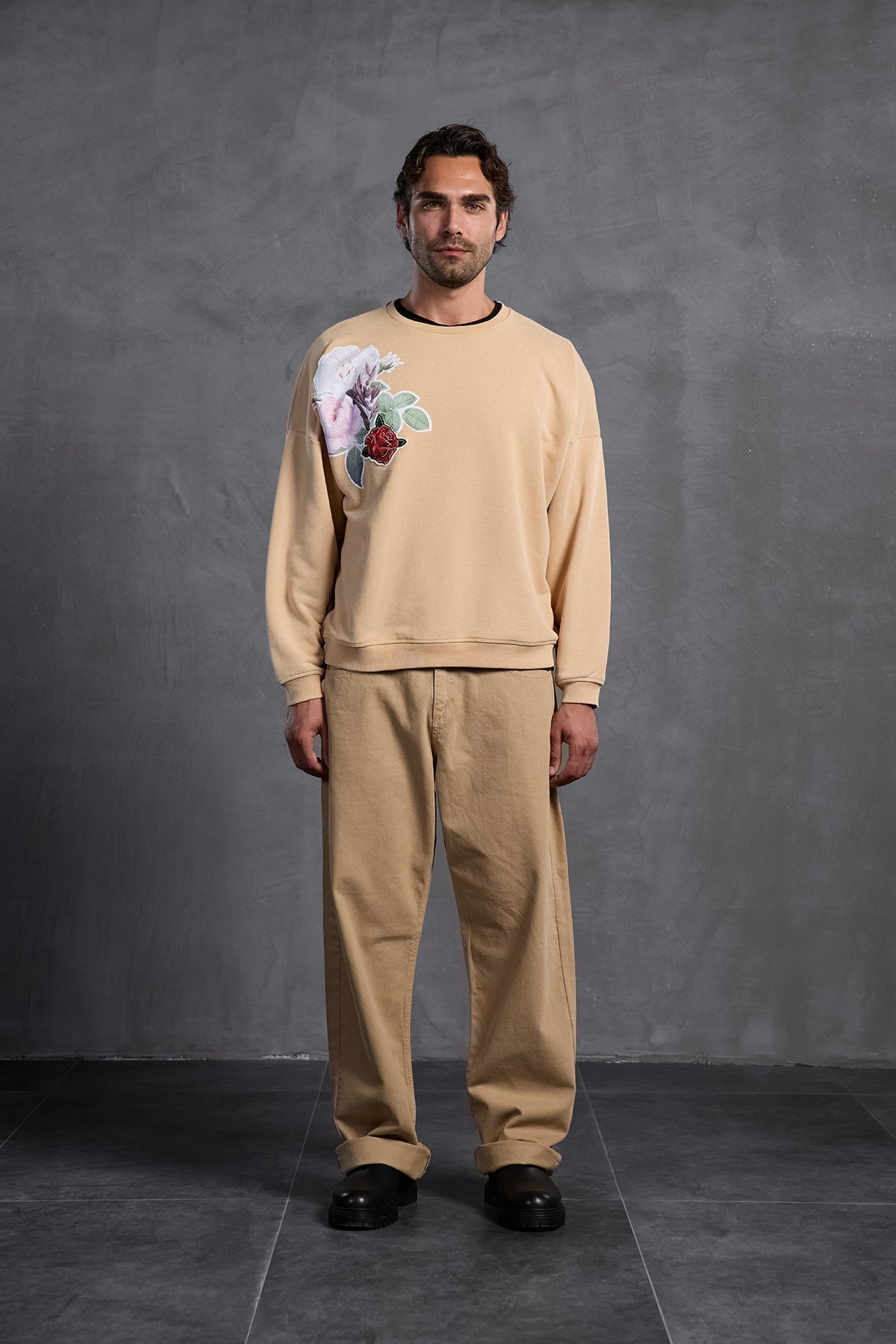 Beige Sweatshirt 10001