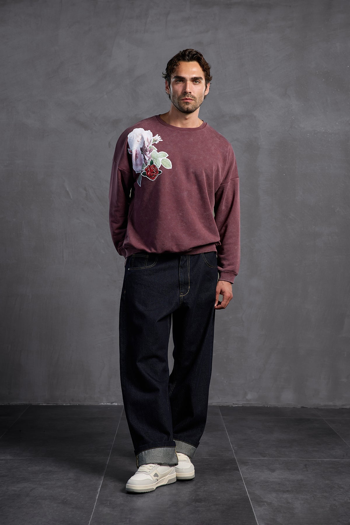 Burgundy Sweatshirt 10001