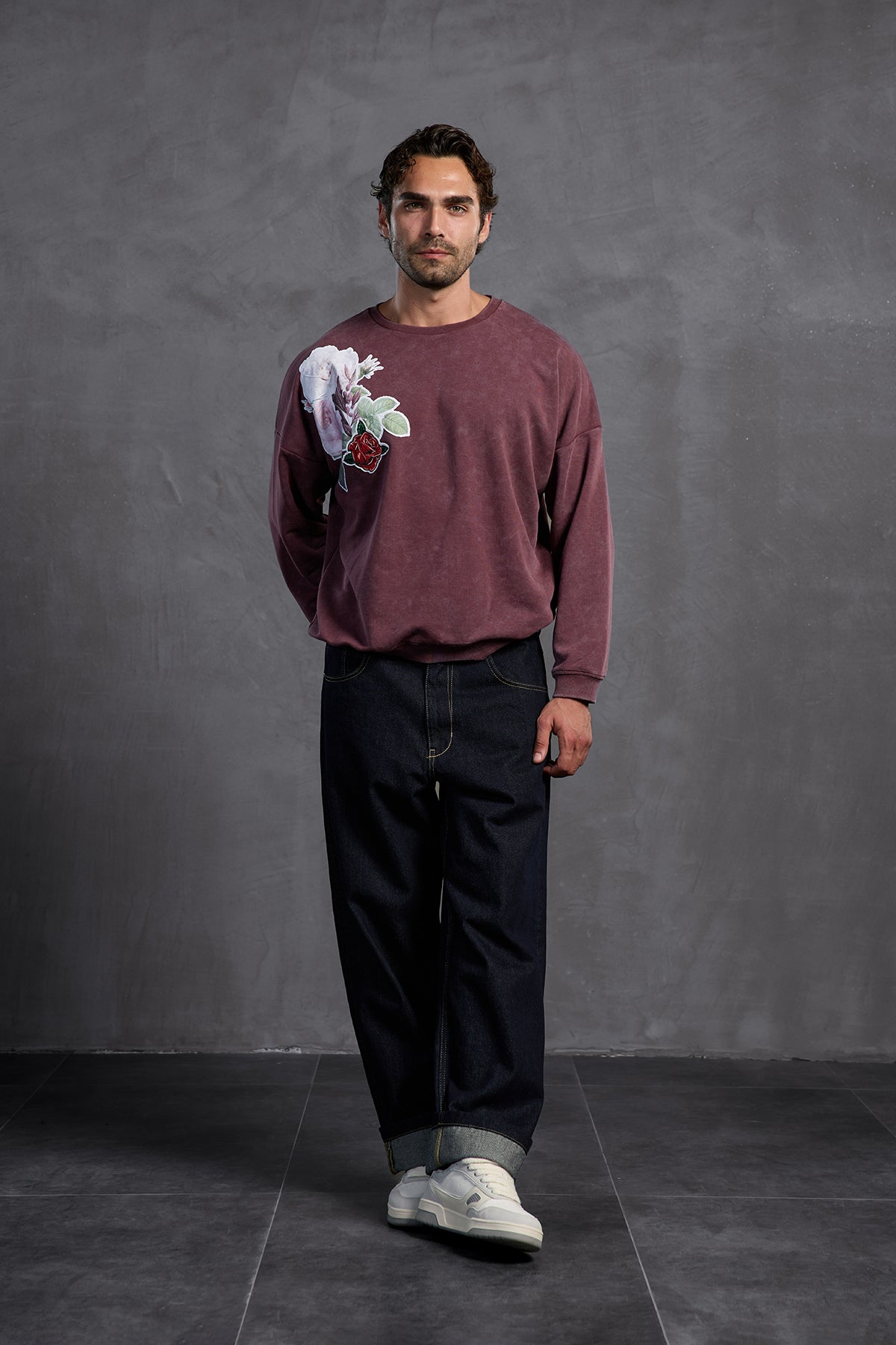 Burgundy Sweatshirt 10001