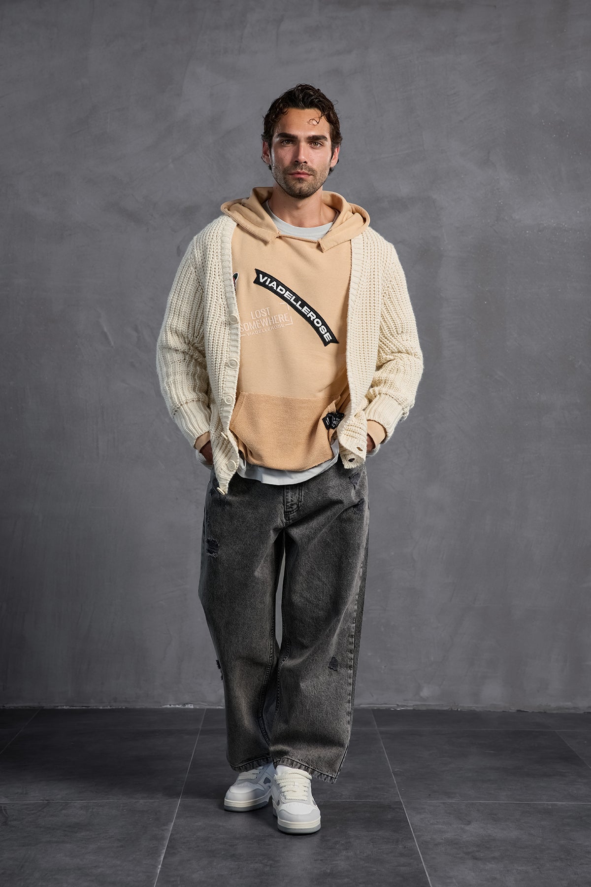 Beige Sweatshirt 10003