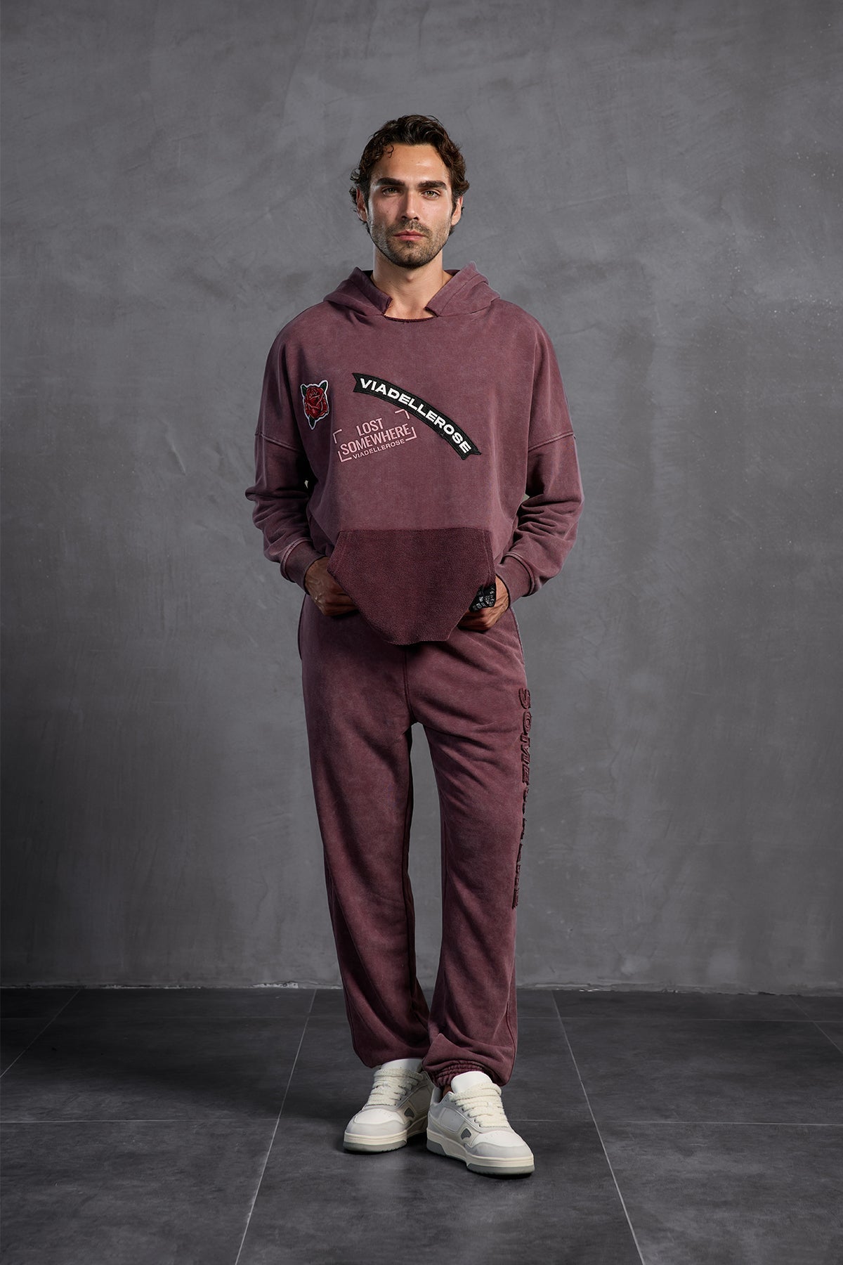 Burgundy Trousers 10005