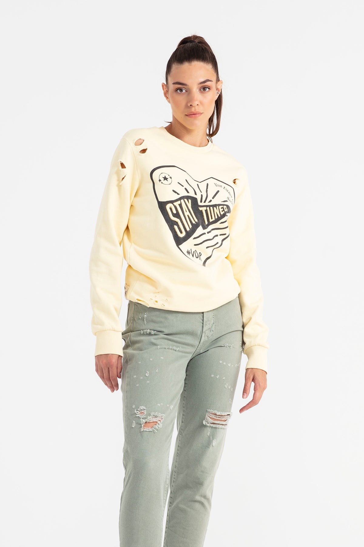 Giallo Pastello Sw-shirt 11228
