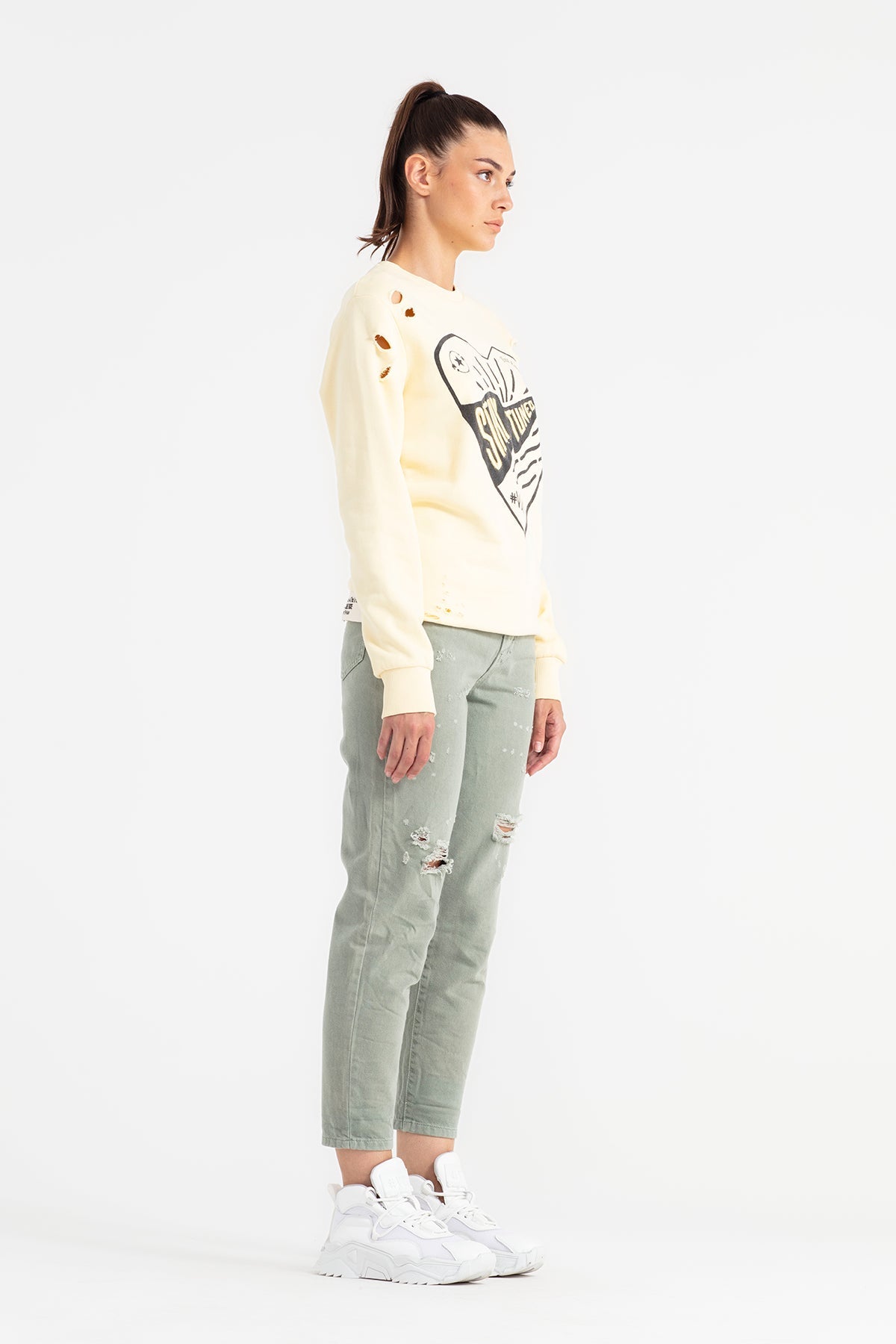 Giallo Pastello Sw-shirt 11228