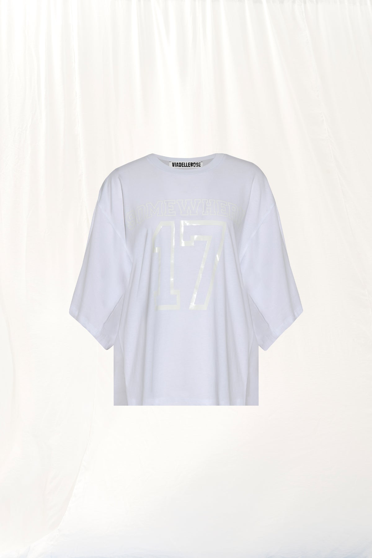 White Print T-shirt 17316