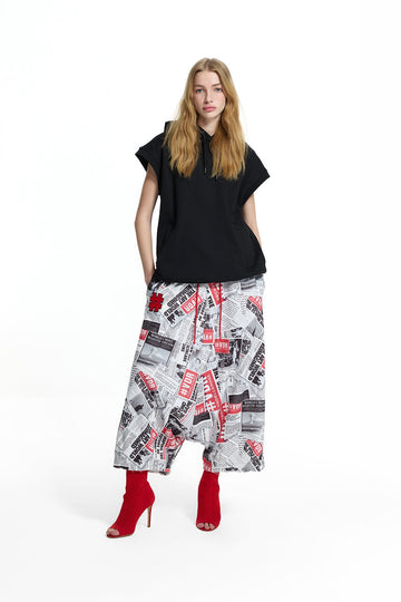 Black Sleeveless Hooded Sweatshirt 19108