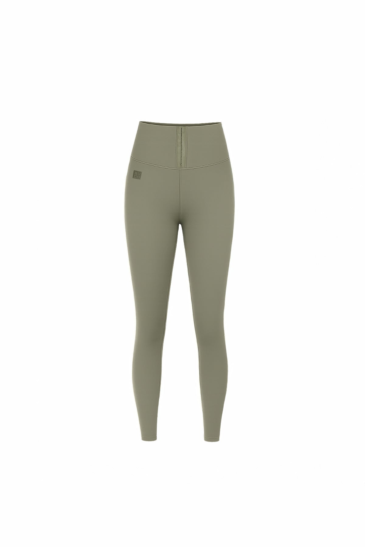 Khaki Corset Waist Leggings 19114