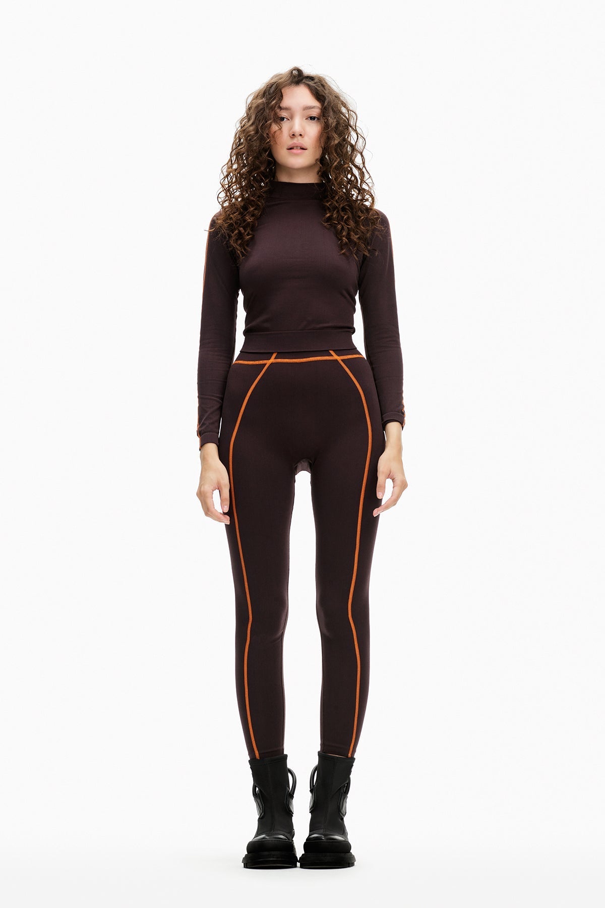 Marrone Crop Top 10404