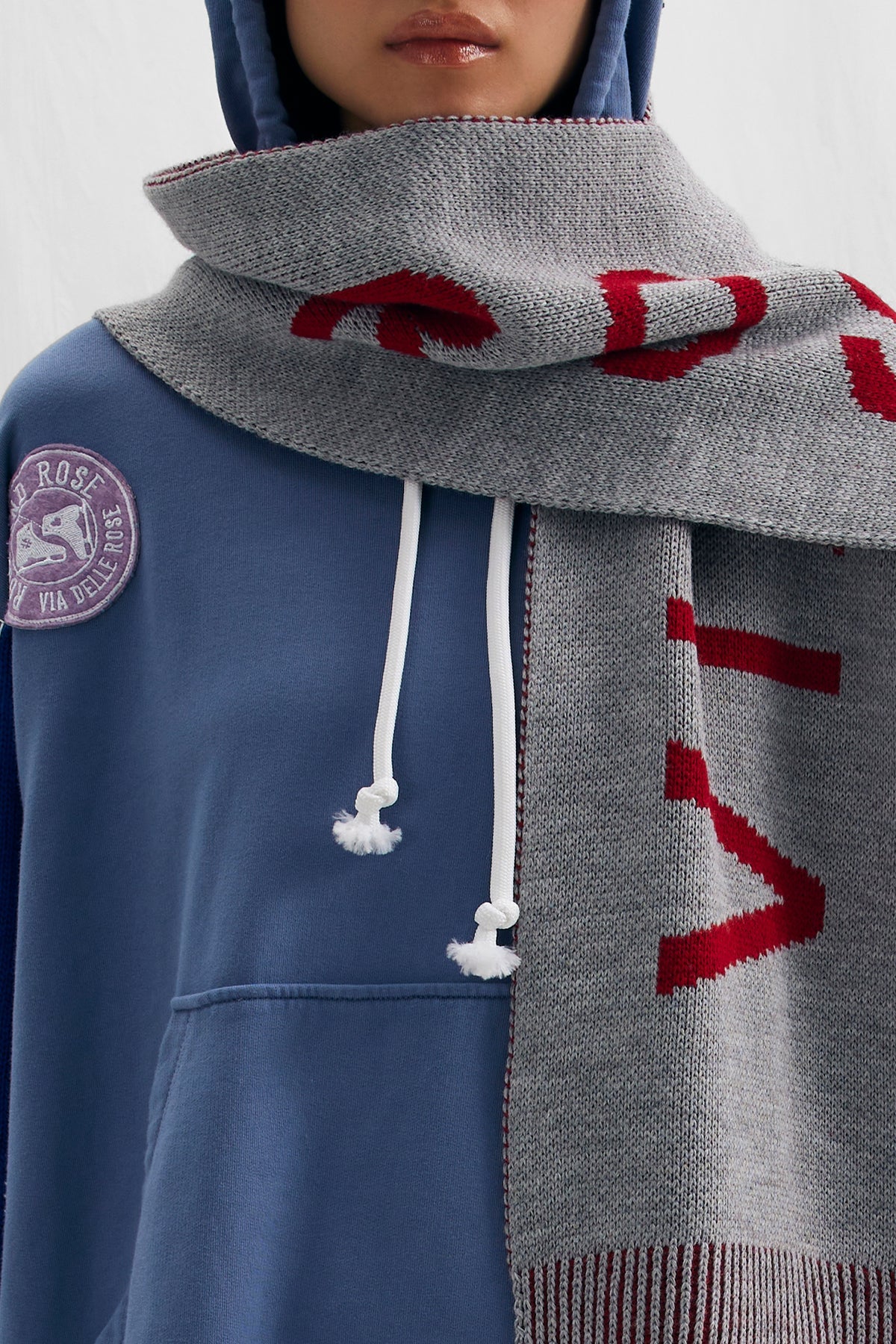 G. Melange/rosso Scarf Vw2414031