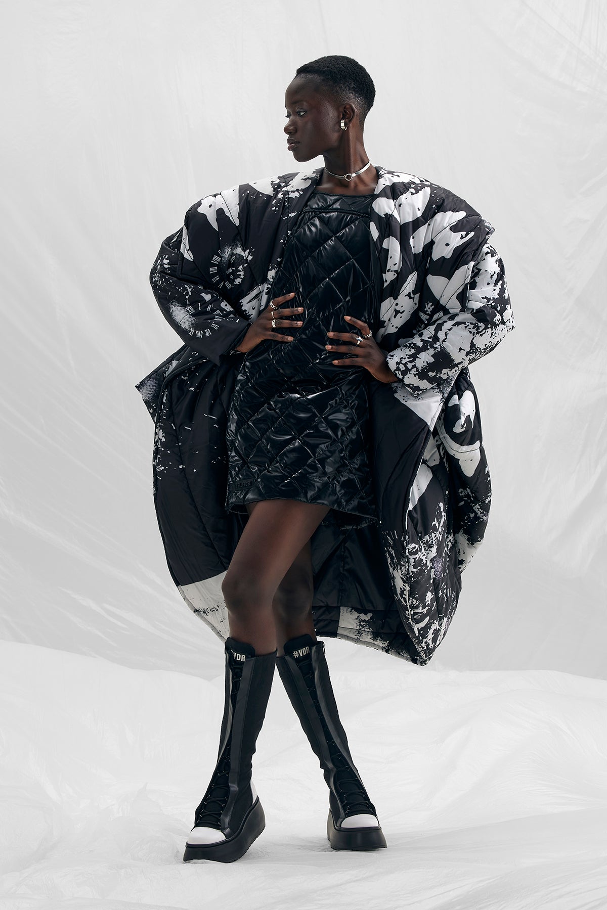 Nero Bianco Coat 14349