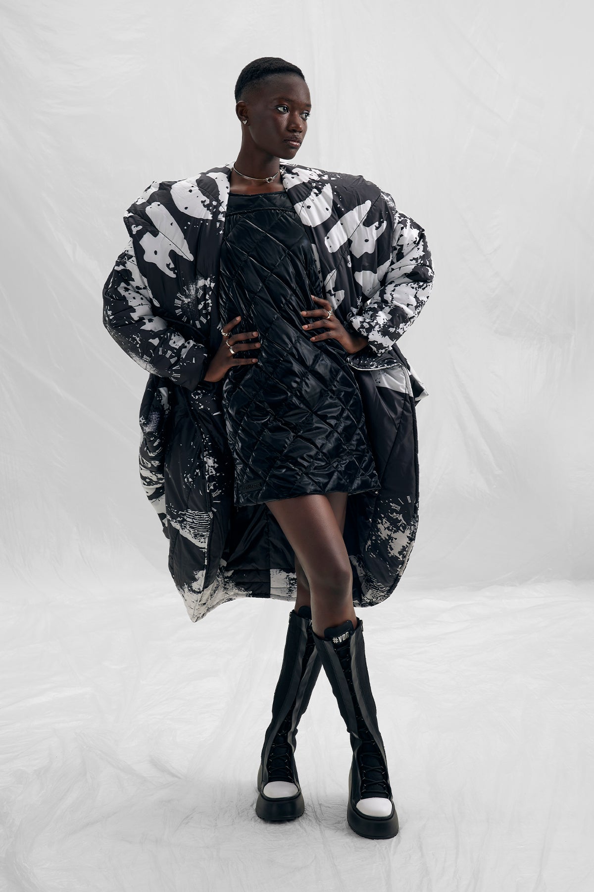 Nero Bianco Coat 14349