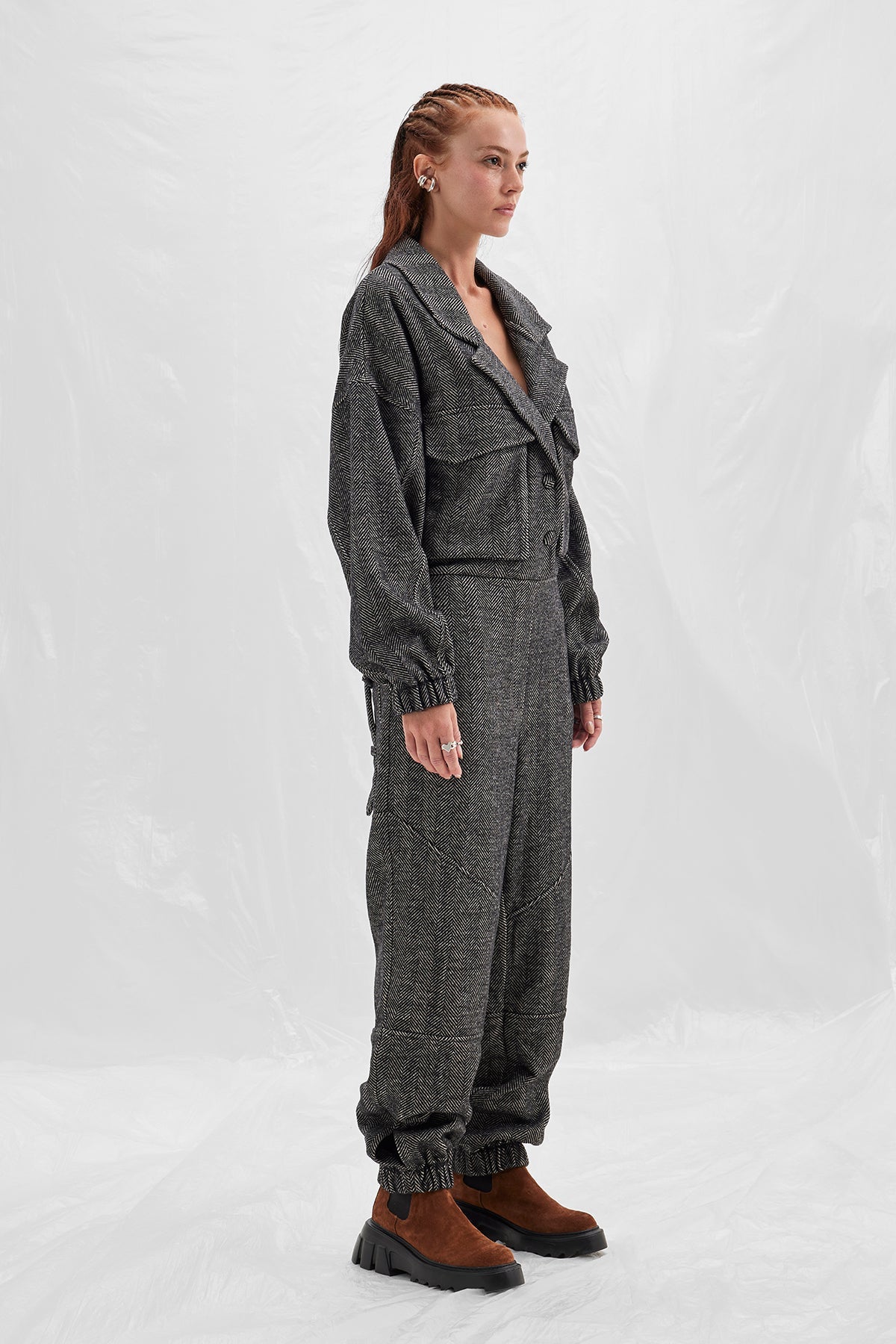 Nero Off White Overall 14488