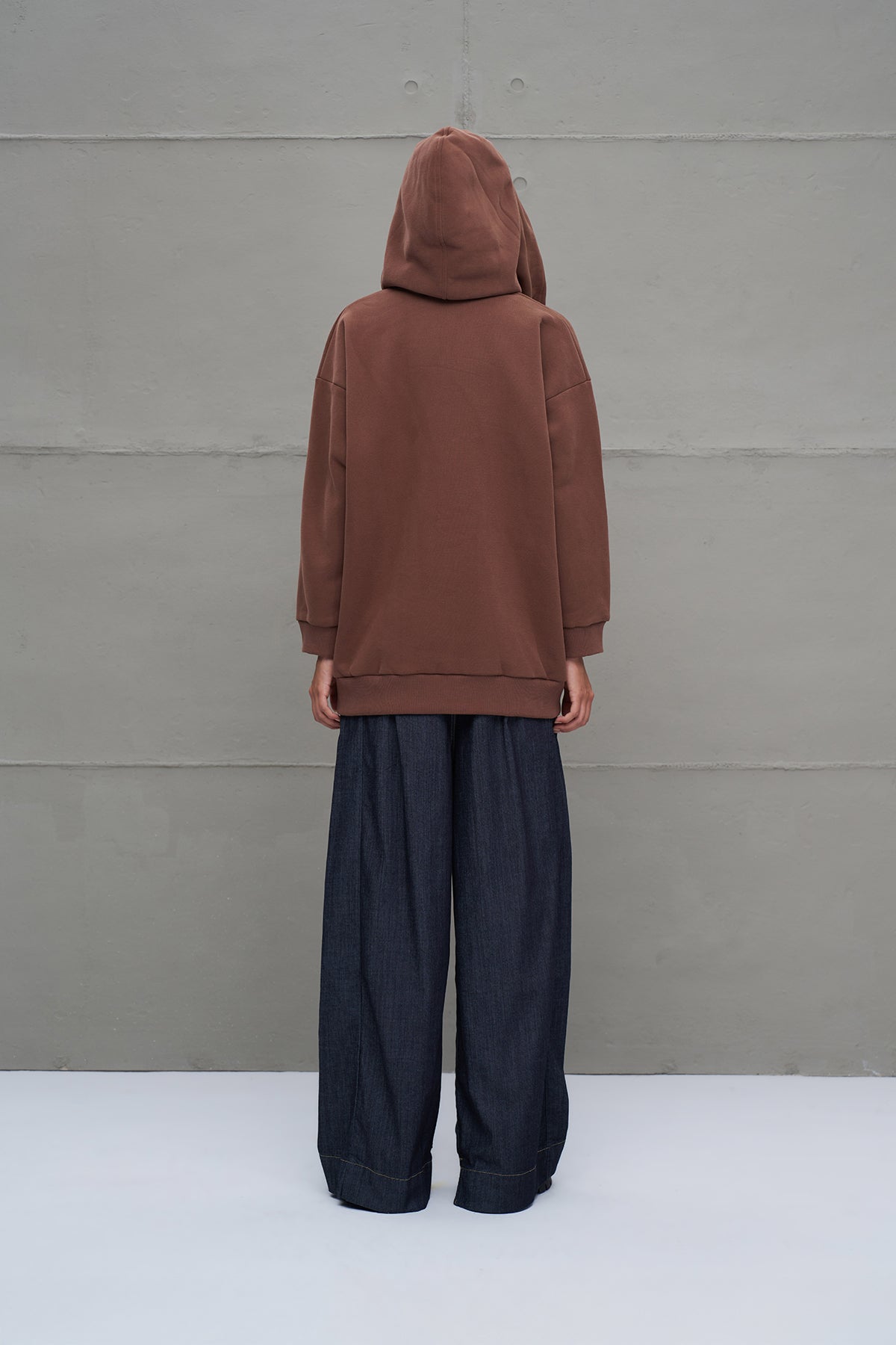 Brown Hooded Sweatshirt 18023