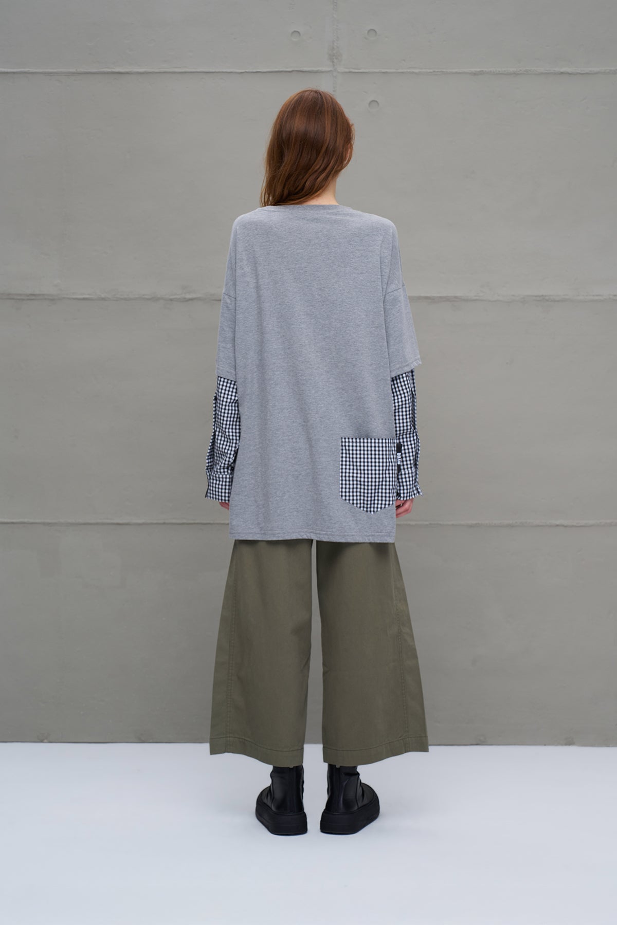 Anthracite Melange Oversized T-shirt 18033