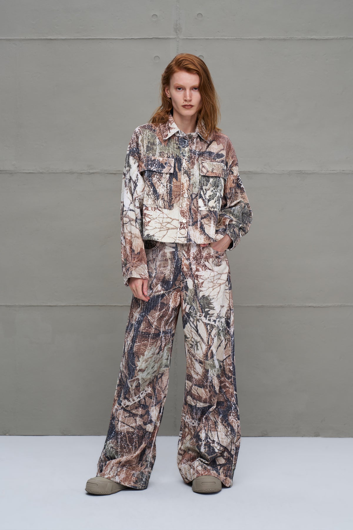 Beige Corduroy Shirt 18084