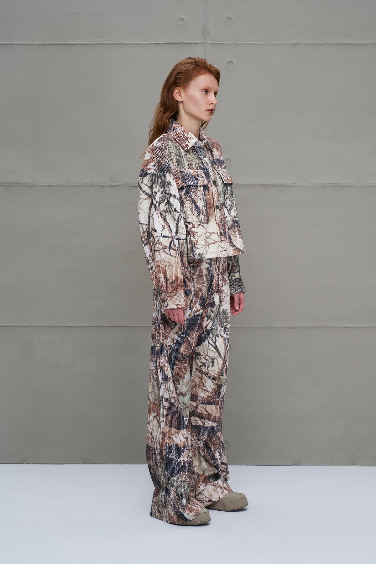 Beige Corduroy Shirt 18084