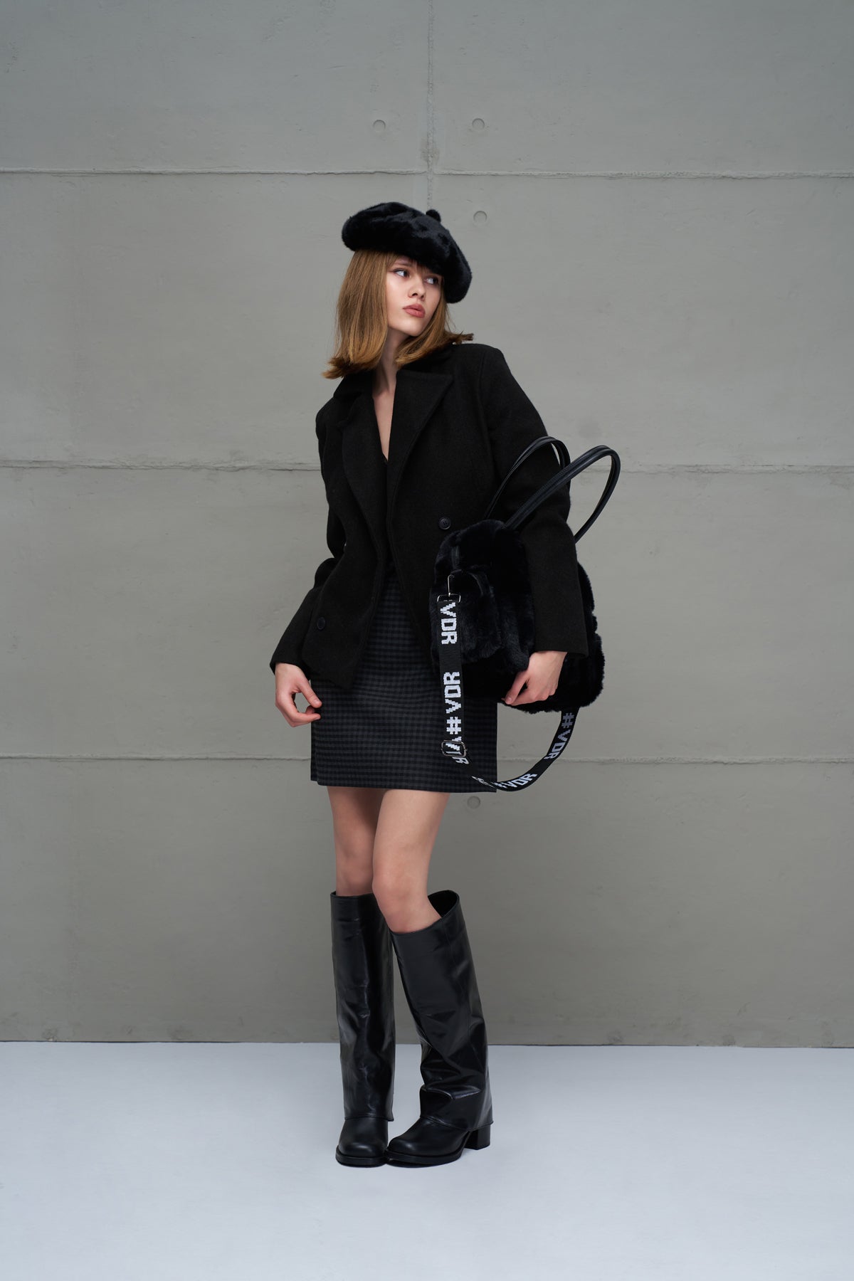 Black Buttoned Jacket 18110