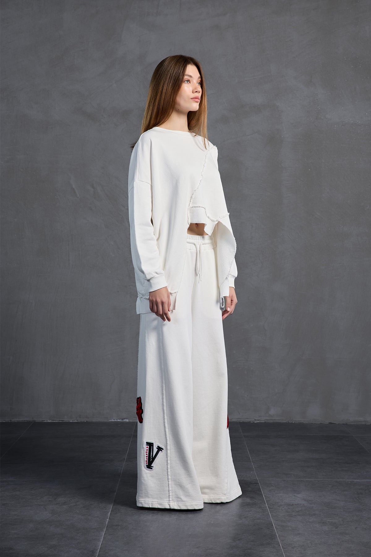 Off White Oversize Trousers 18158